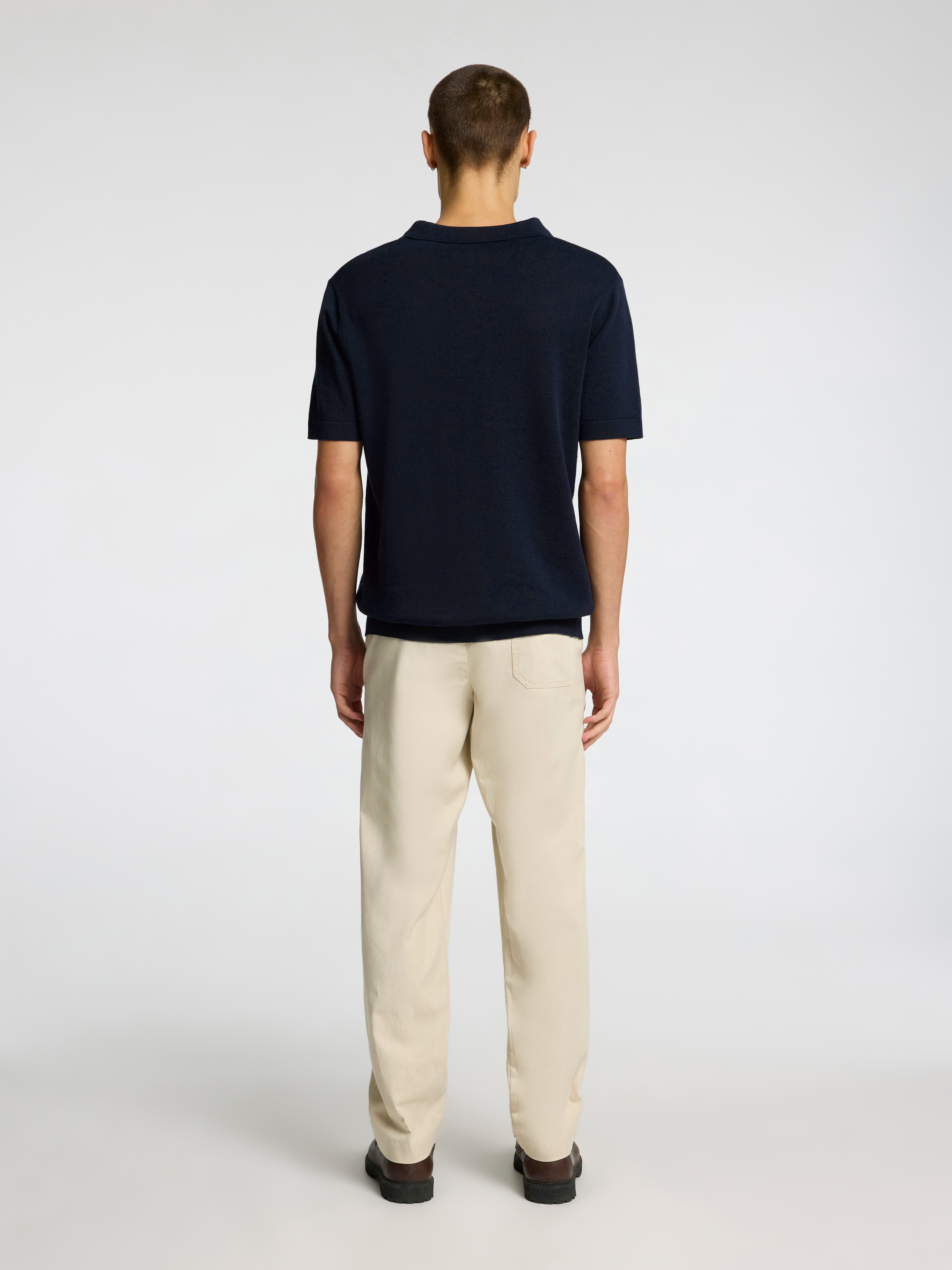 SELECTED HOMME Poloshirt SLHMATTIS SS KNIT SUN OPEN POLO NOOS