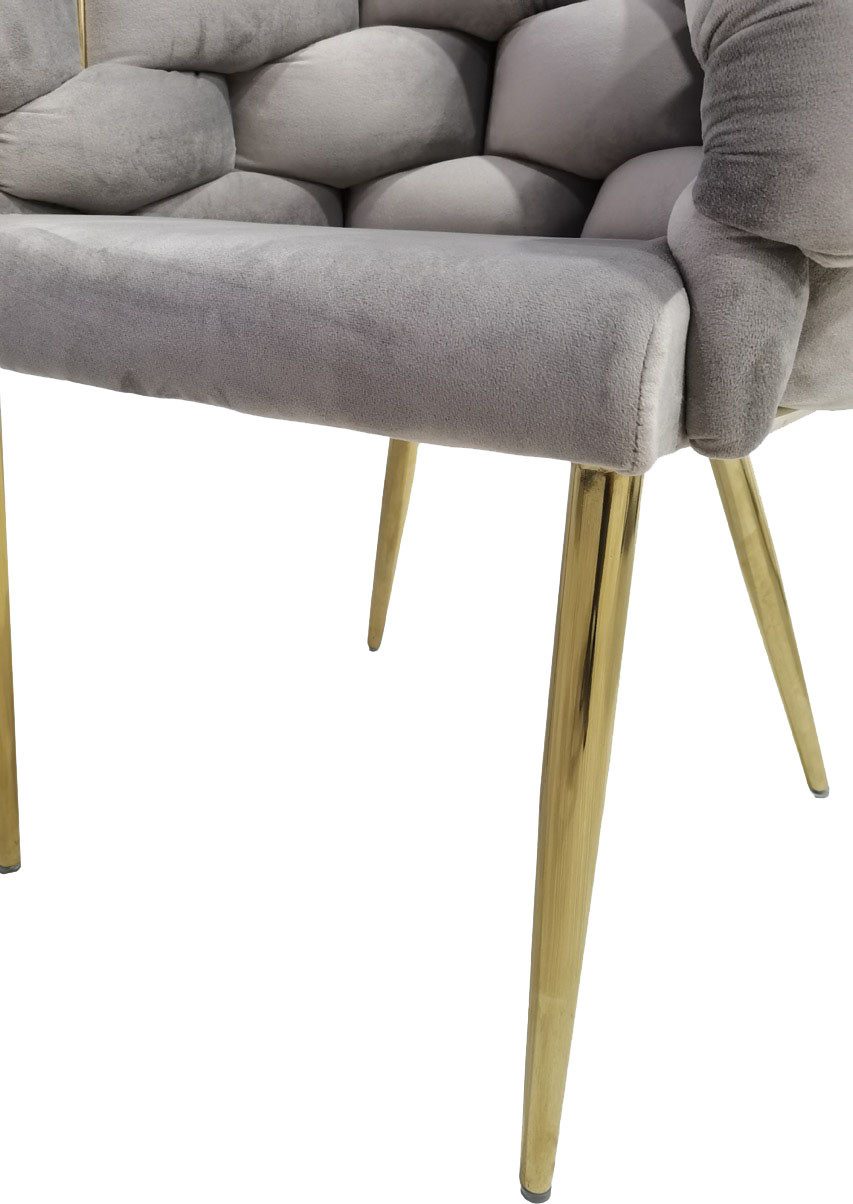 Kayoom Stoel Grace 125 2-delige set, frame van ijzer, comfortabel gepolsterd (set, 2 stuks)
