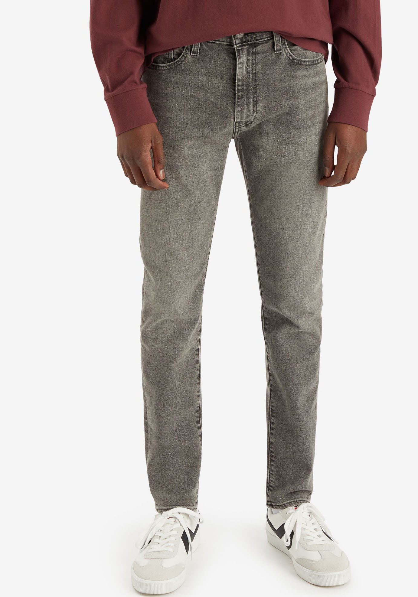 Levi's Tapered jeans 512 Slim Taper Fit heren tapered jeans maat 36 grijs