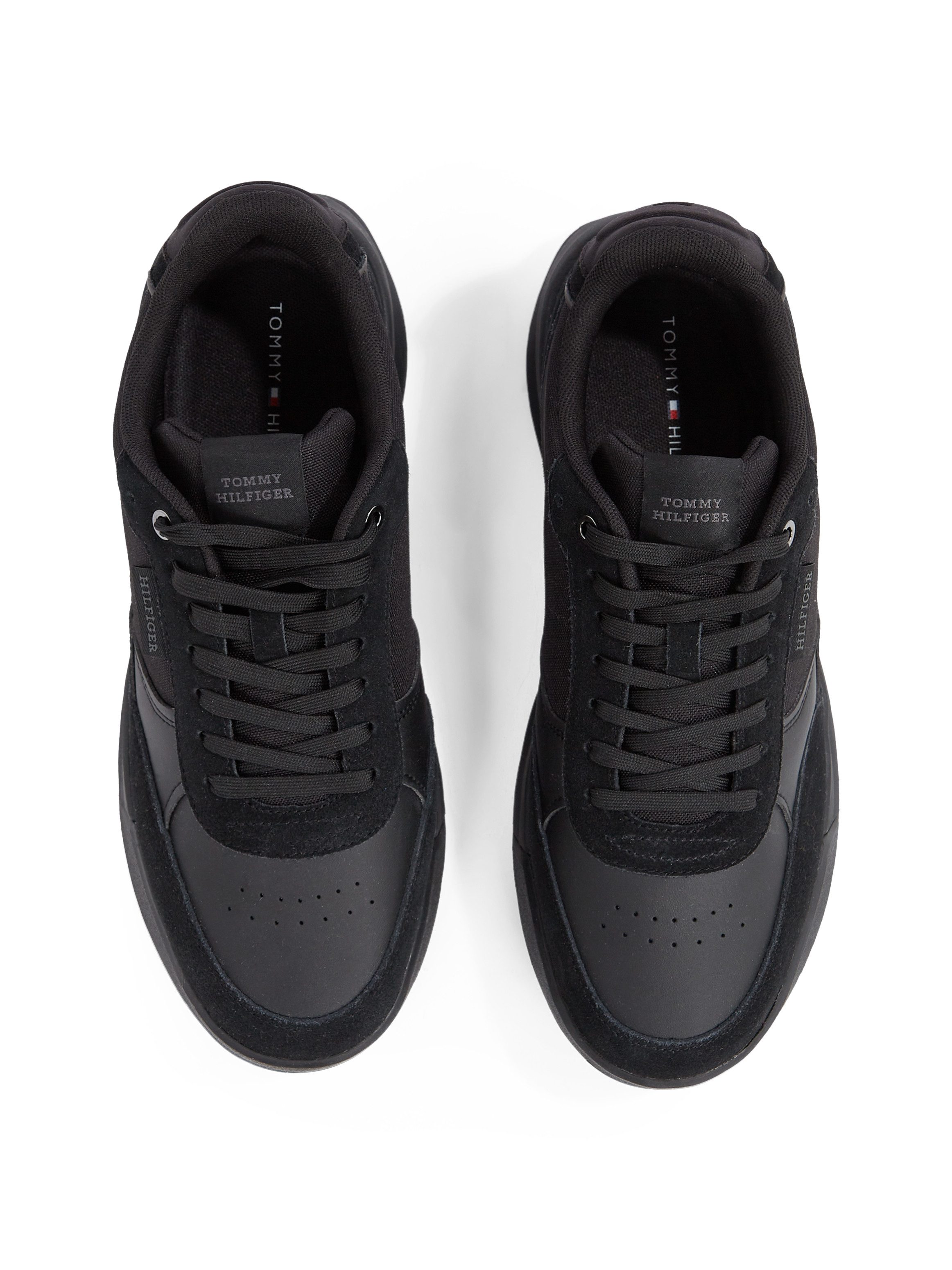 Tommy Hilfiger Sneakers RETRO RUNNER MIX RWB , vrijetijdsschoen, halfschoen, veterschoen met gepolsterde schacht