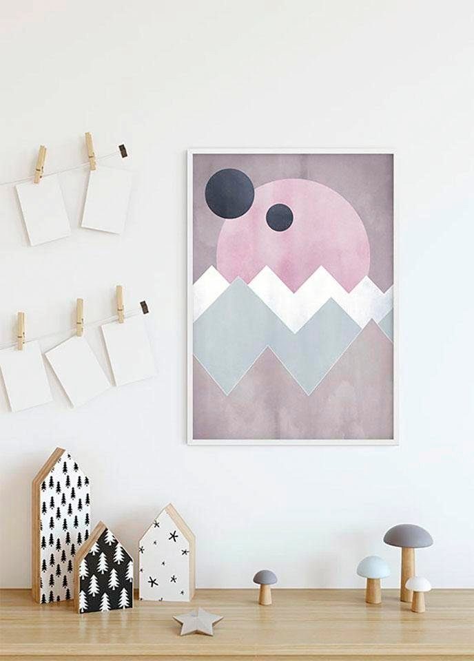 Komar Wanddecoratie Sunrise Gentle Wanddecoratie - zonder lijst (1 stuk)