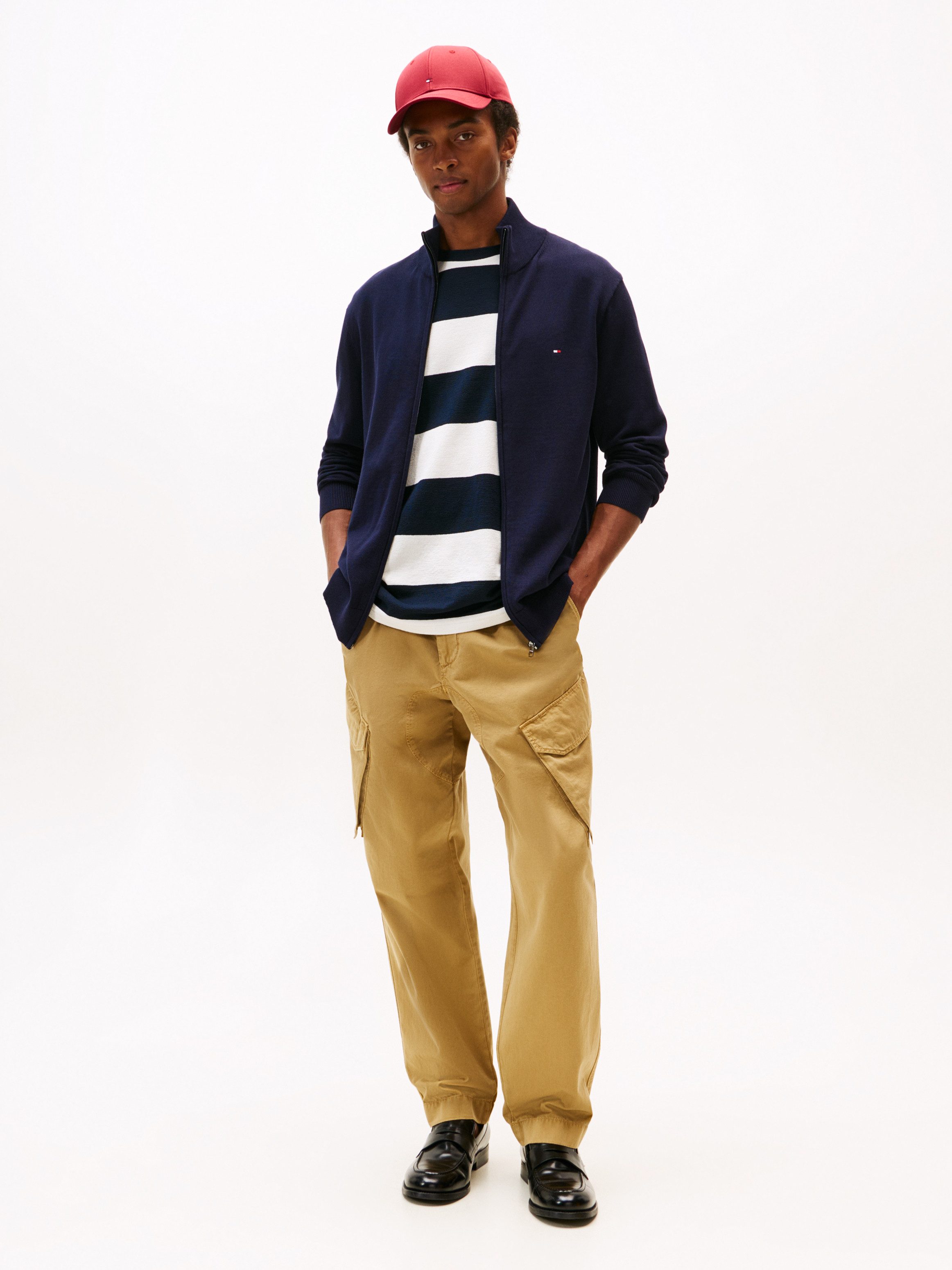 Tommy Hilfiger Vest ESSENTIAL COTTON ZIP THRU