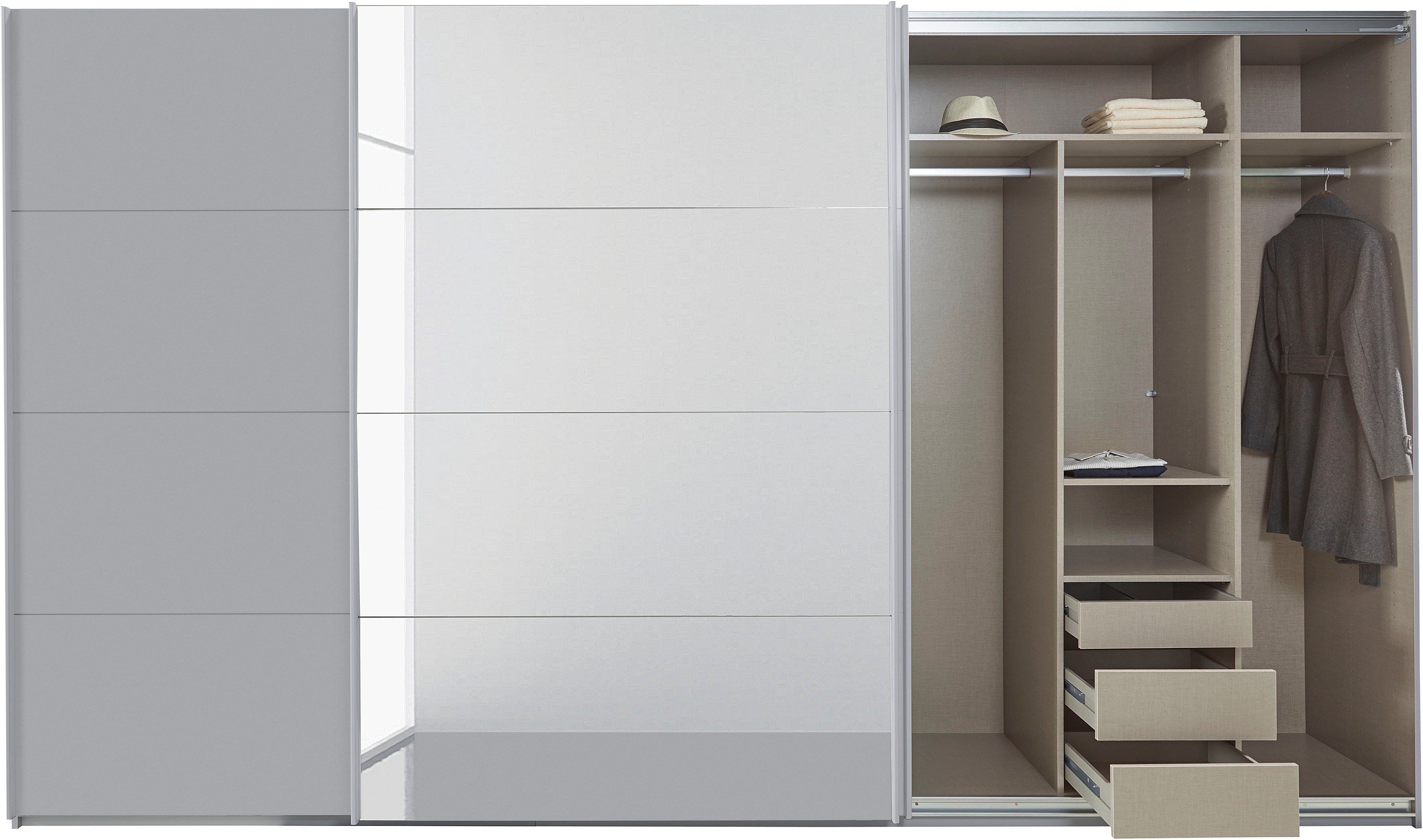 rauch Zweefdeurkast Kledingkast kast garderobe TOPSELLER OTELI incl. binnenindeling