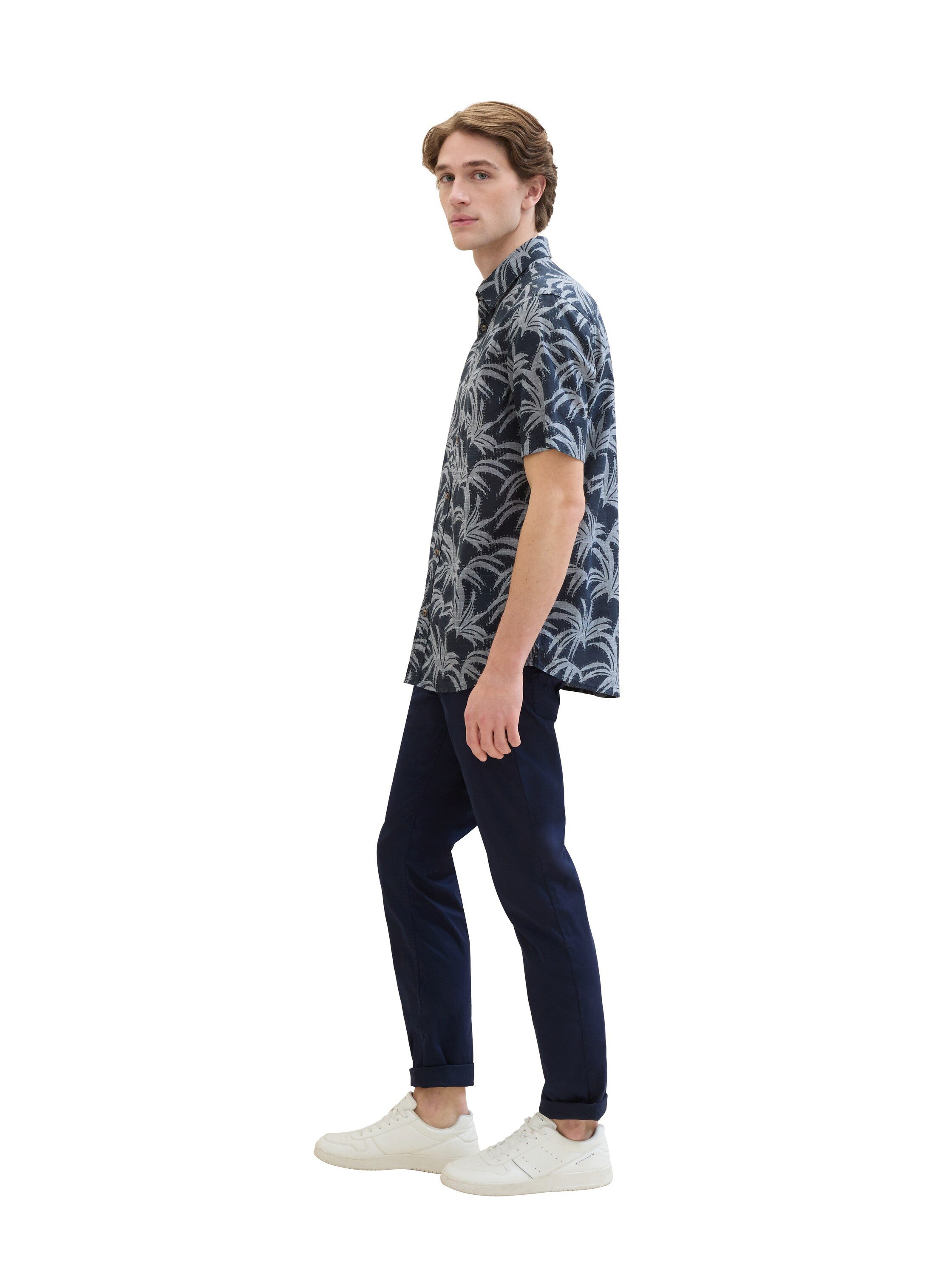 Tom Tailor Five-pocketsbroek met merk-badge op de achterkant