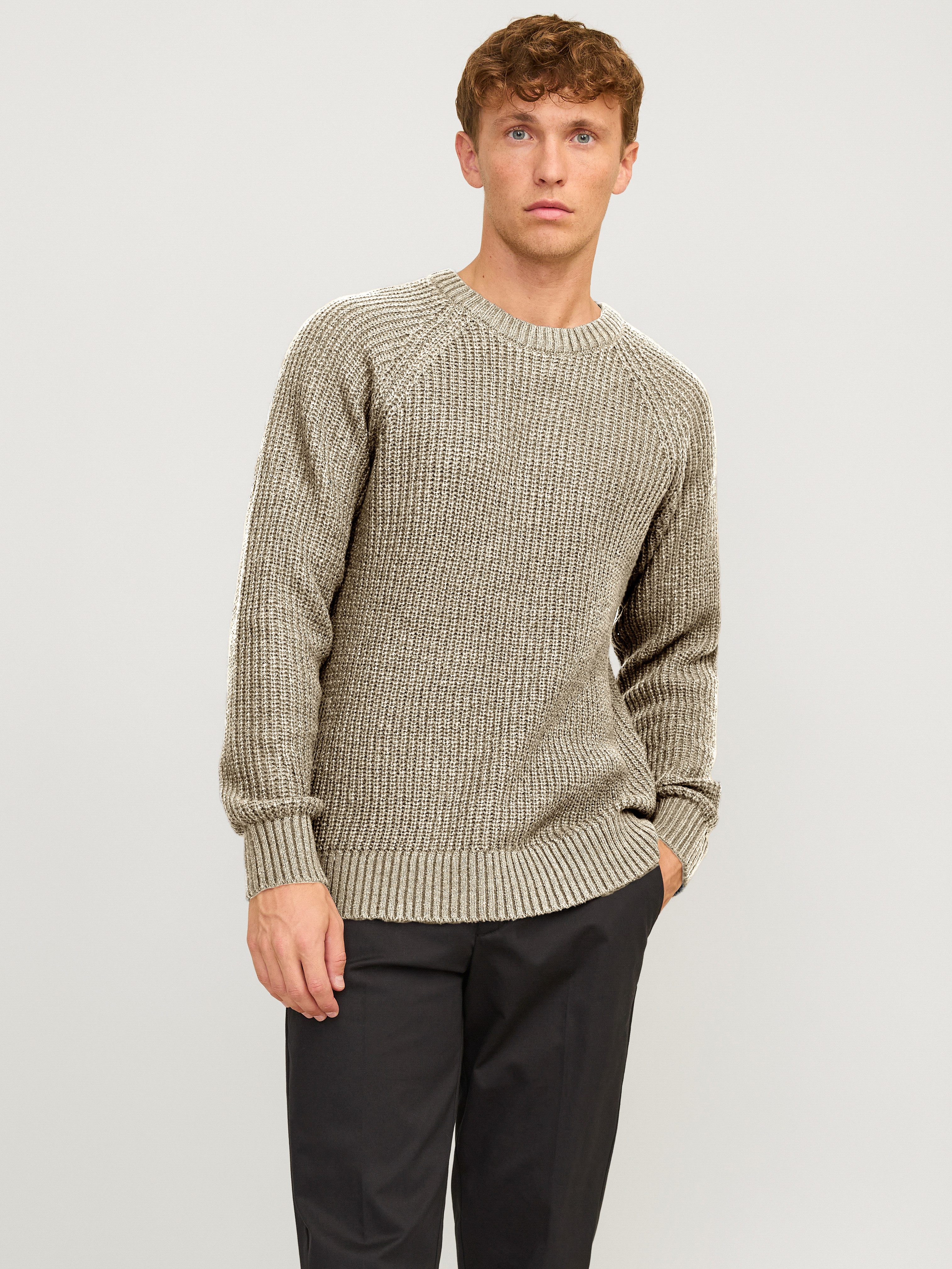 Jack & Jones Trui met ronde hals JJJONES KNIT CREW NECK