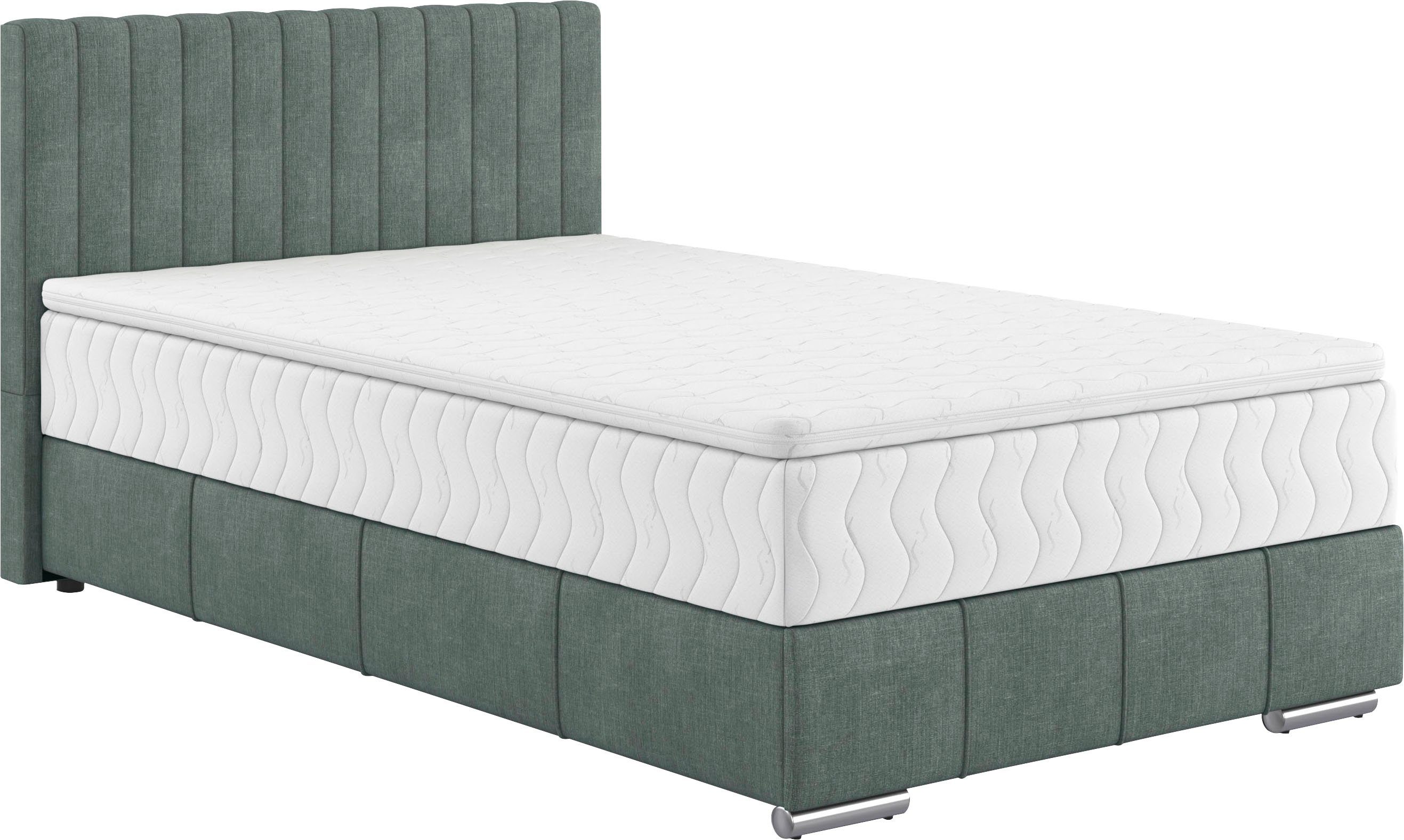 INOSIGN Boxspring Thor met bedbodem, incl. matras, topverkoper Topmatras en sierkussen, in verschillende hardheden beschikbaar