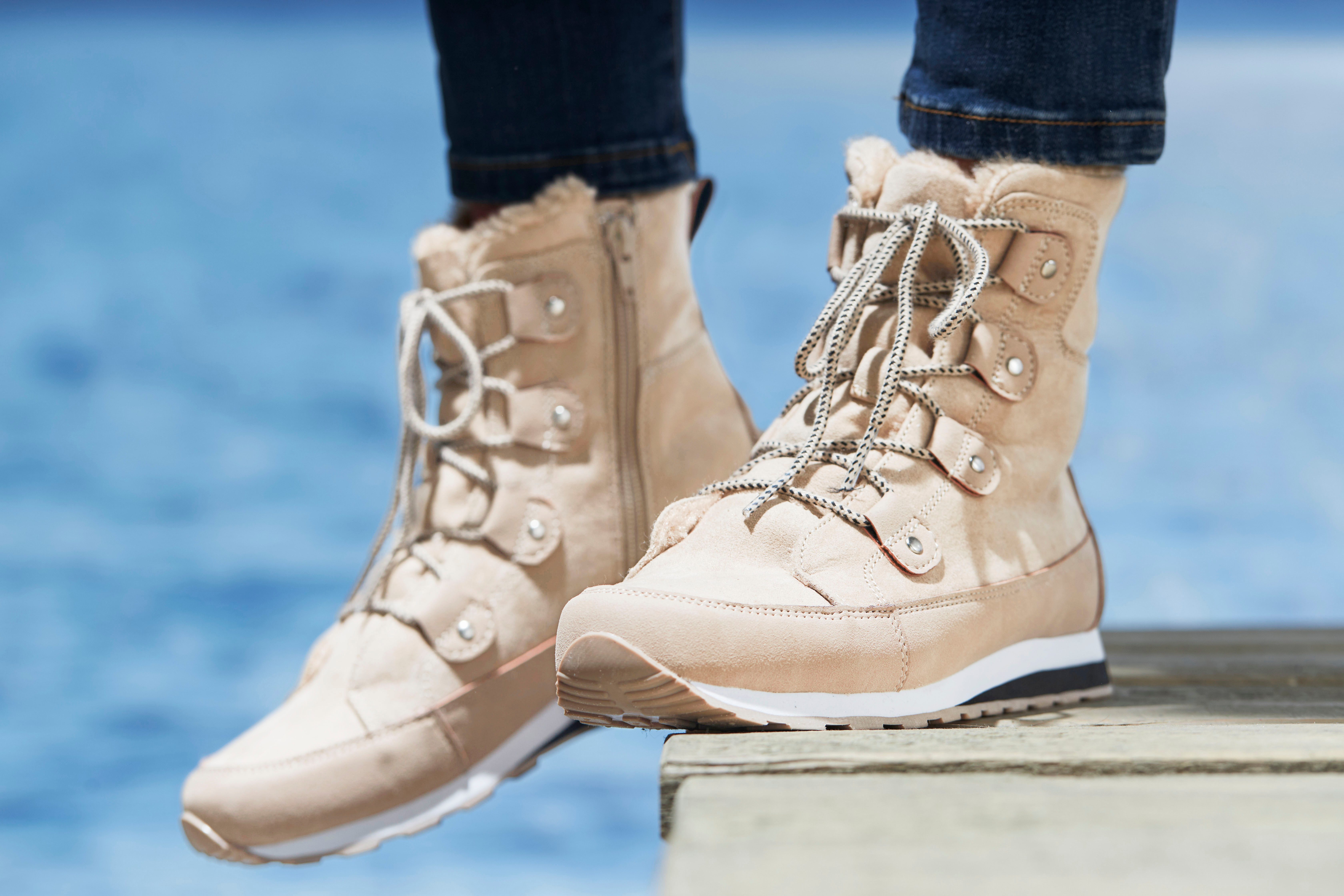 Vivance Laarsjes met warm voering, winterlaarzen, laarzen, boots vegan
