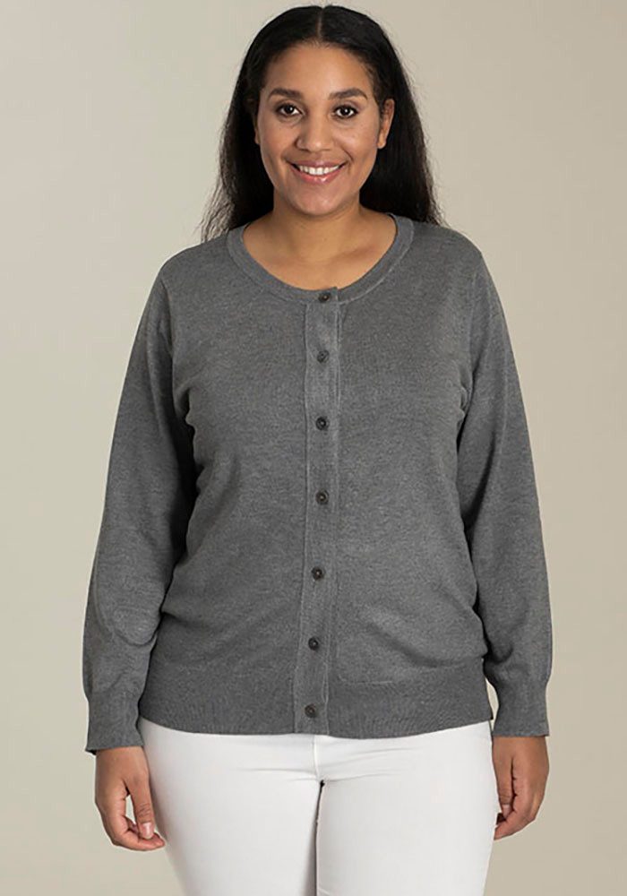 SANDGAARD Vest met knoopsluiting en in korte vorm