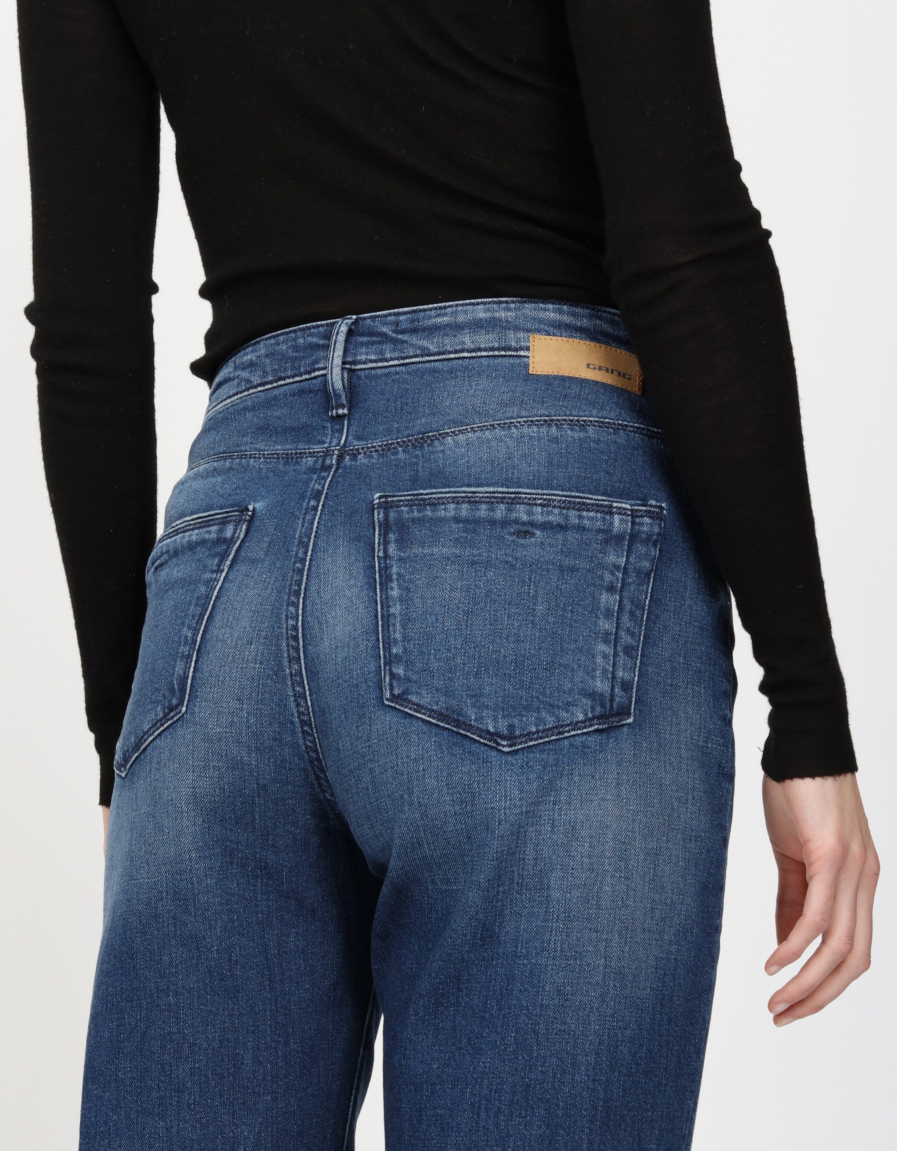 GANG Mom jeans 94GLORY met hoog zittende achterzakken