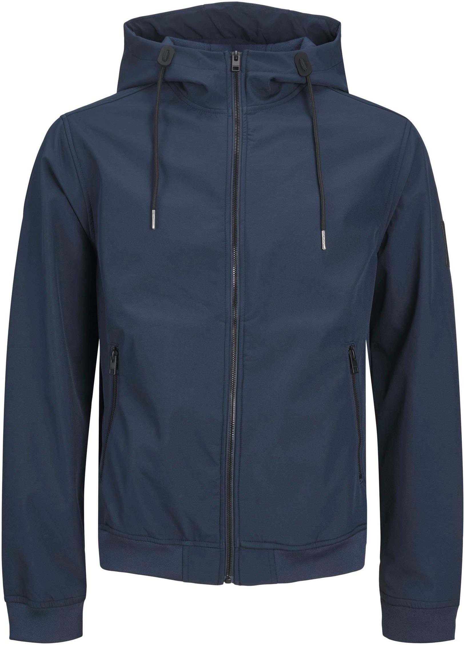 Jack & Jones PlusSize Softshell-jack JJEBASIC SOFTSHELL HOOD NOOS PLS