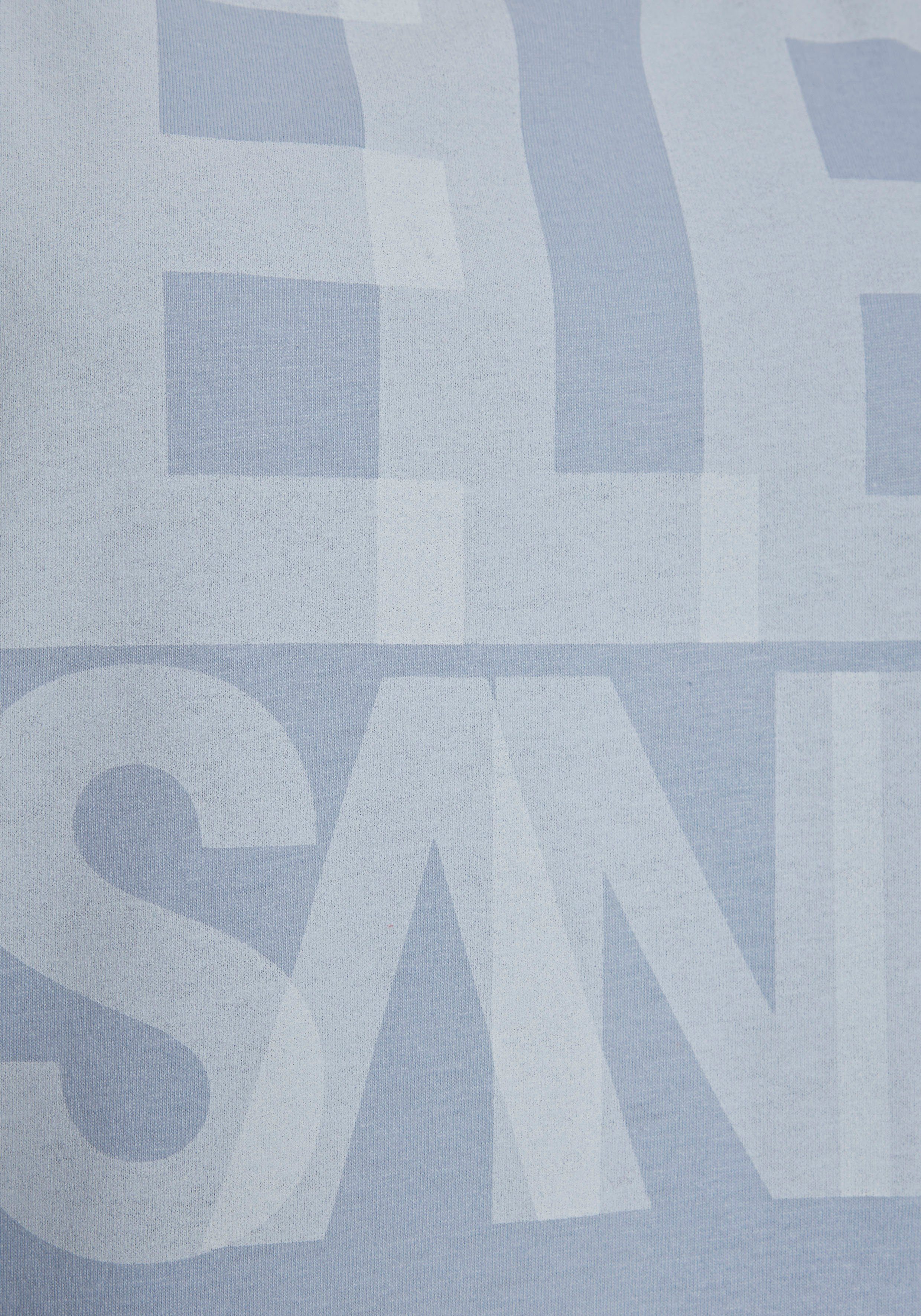 Elbsand T-shirt Eldis met logoprint korte mouwen shirt van katoenmix sportief-casual