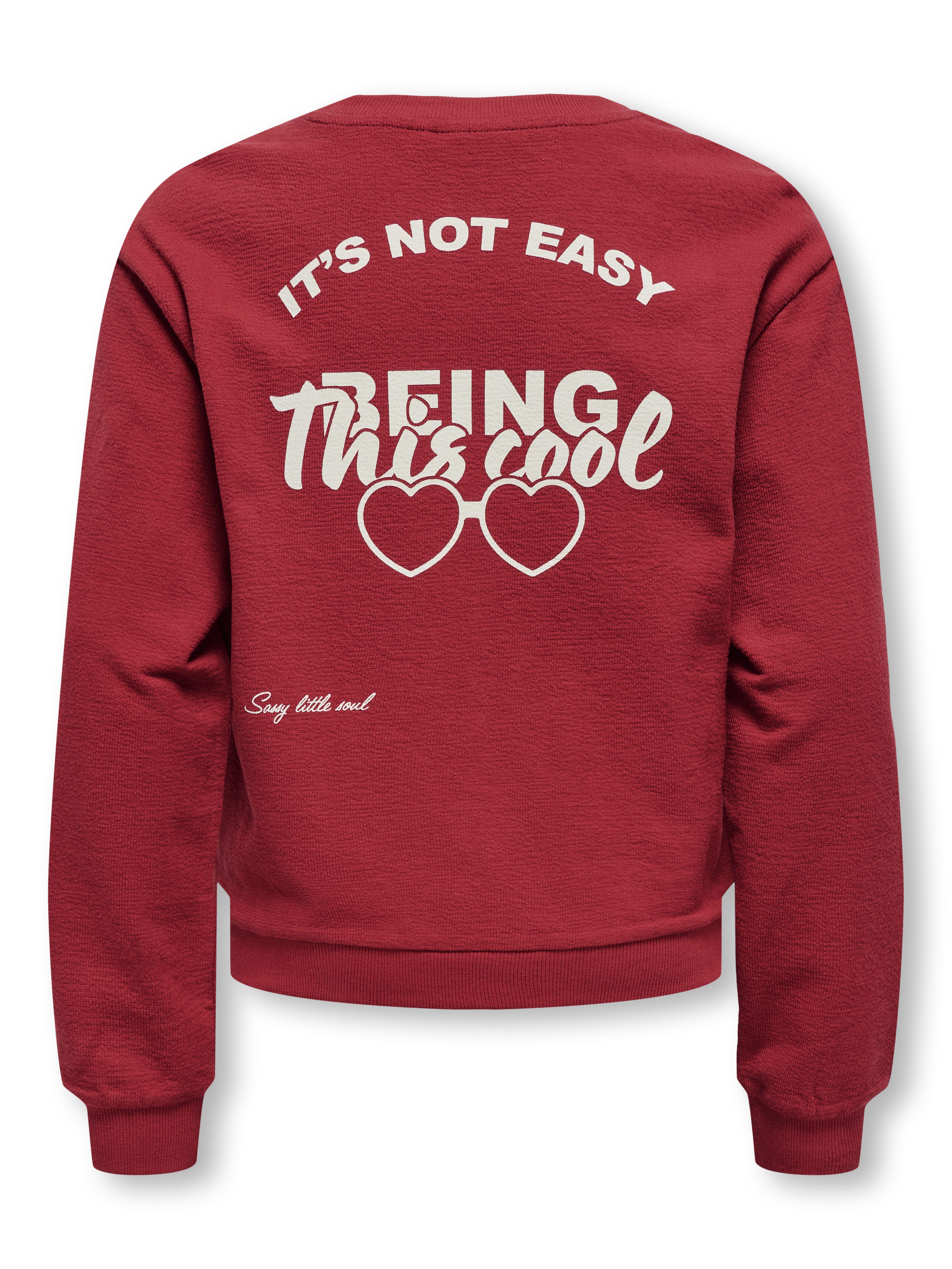 KIDS ONLY Sweatshirt KOGTINA L/S LOVE O-NECK UB SWT