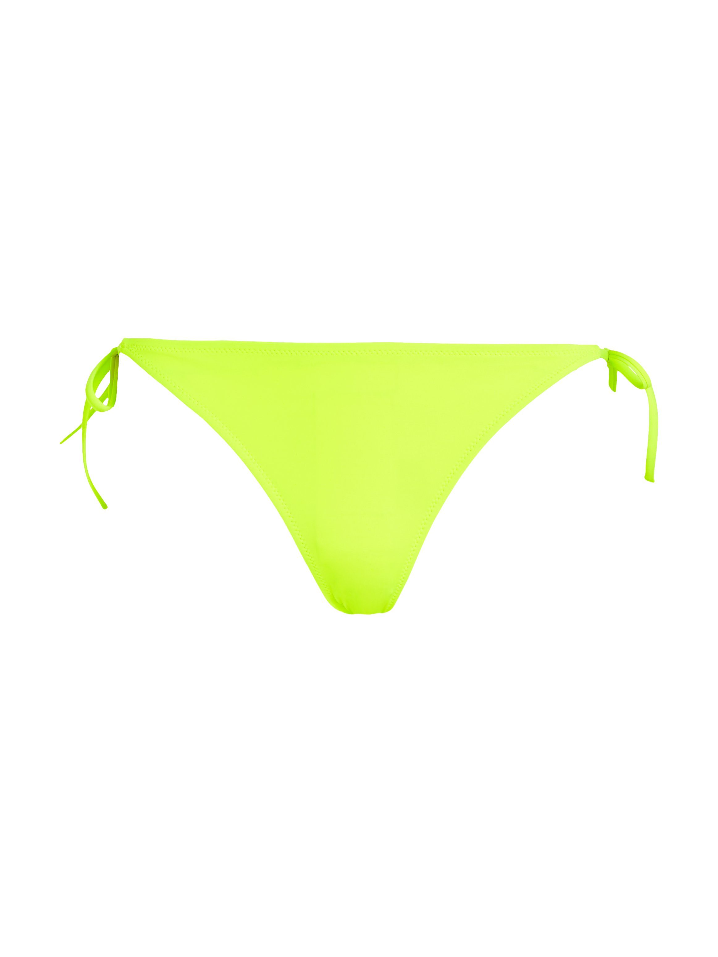 Calvin Klein Swimwear Bikinibroekje STRING SIDE TIE met groot logo op de achterkant