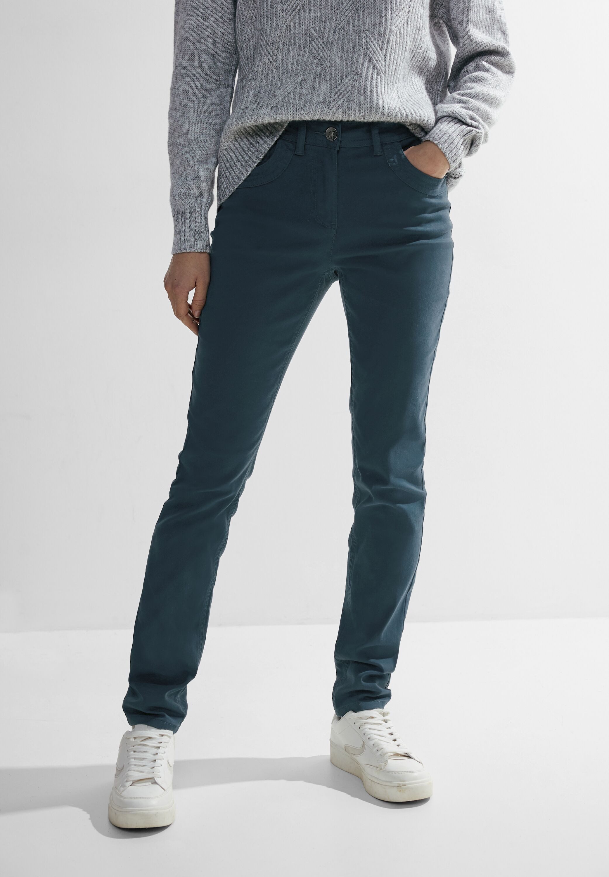 Cecil Stoffen broek Stijl Vicky dames harembroeken maat 27 blauw