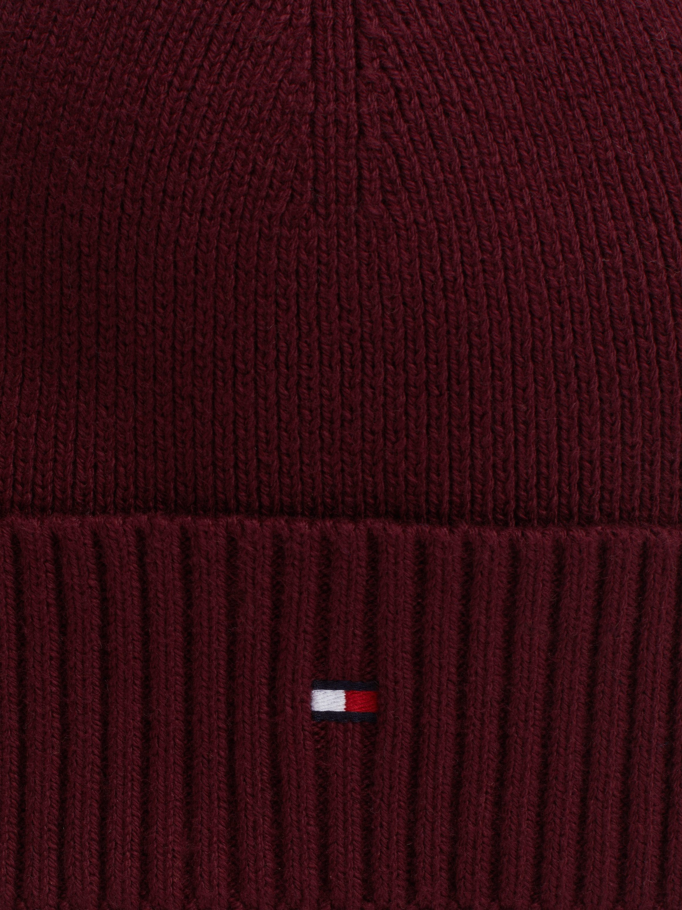 Tommy Hilfiger Gebreide muts TH FLAG PIMA COTTON BEANIE