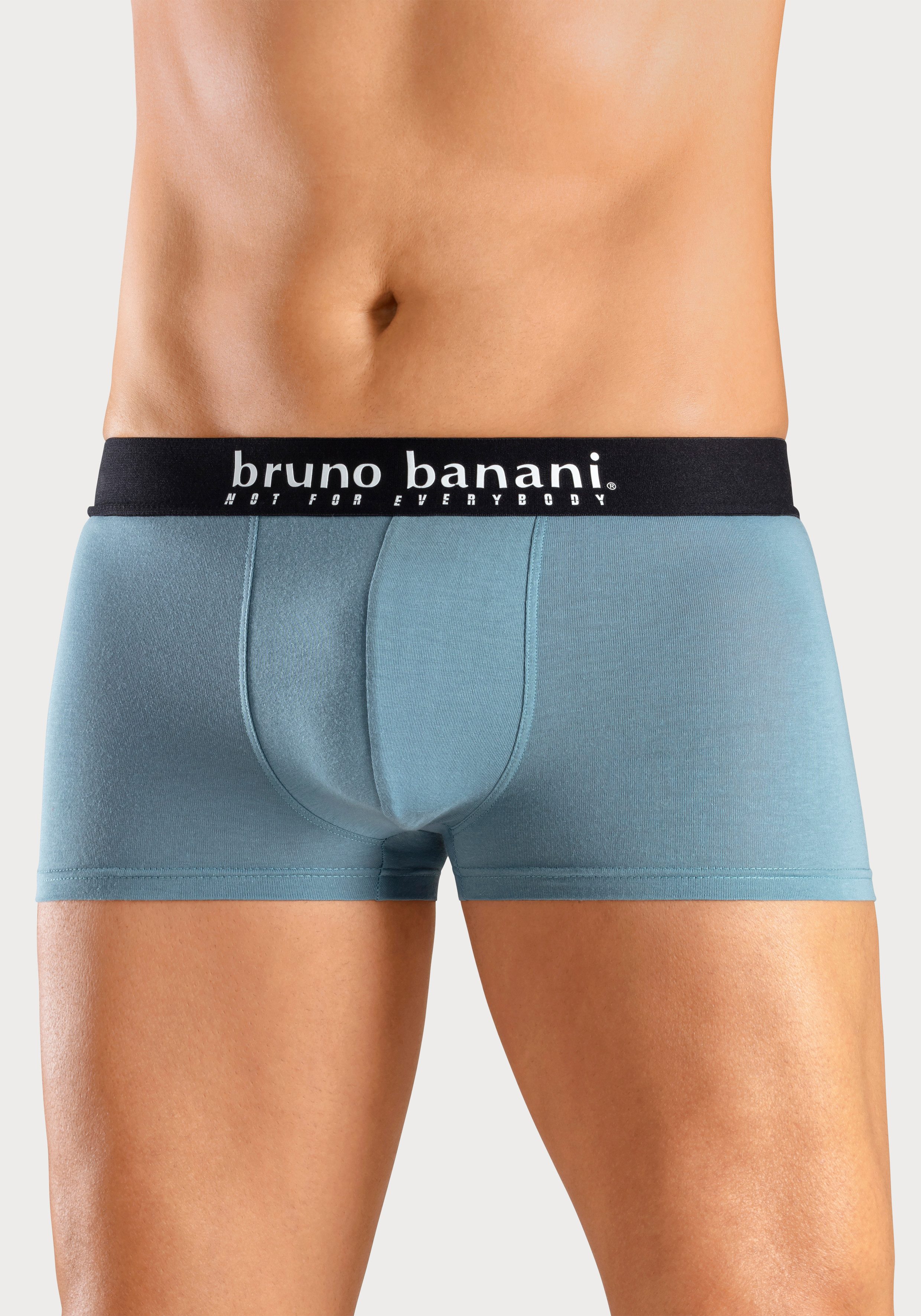 Bruno Banani Boxershort voor heren met palmprint en effen van katoenmix (4 stuks Set van 4)