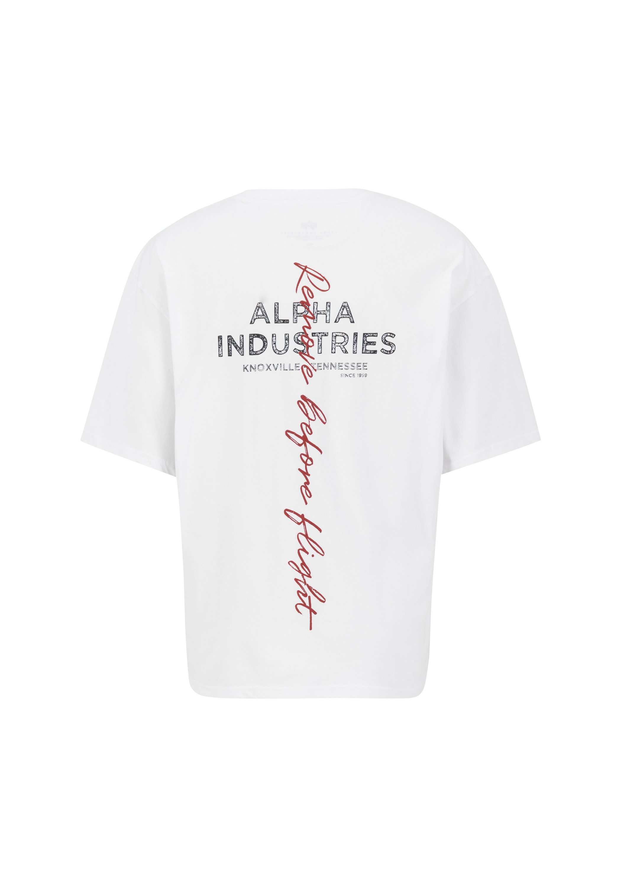 Alpha Industries T-shirt Signature Backprint T-Shirt