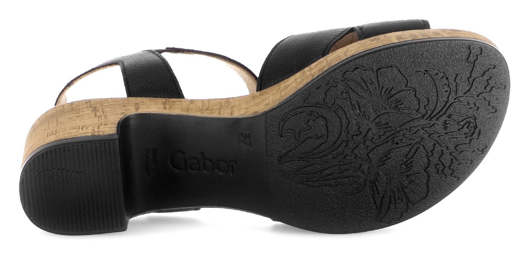 Gabor Sandaaltjes Kreta , blokhak, zomerschoen, sandaal in comfortbreedte g (= breed)