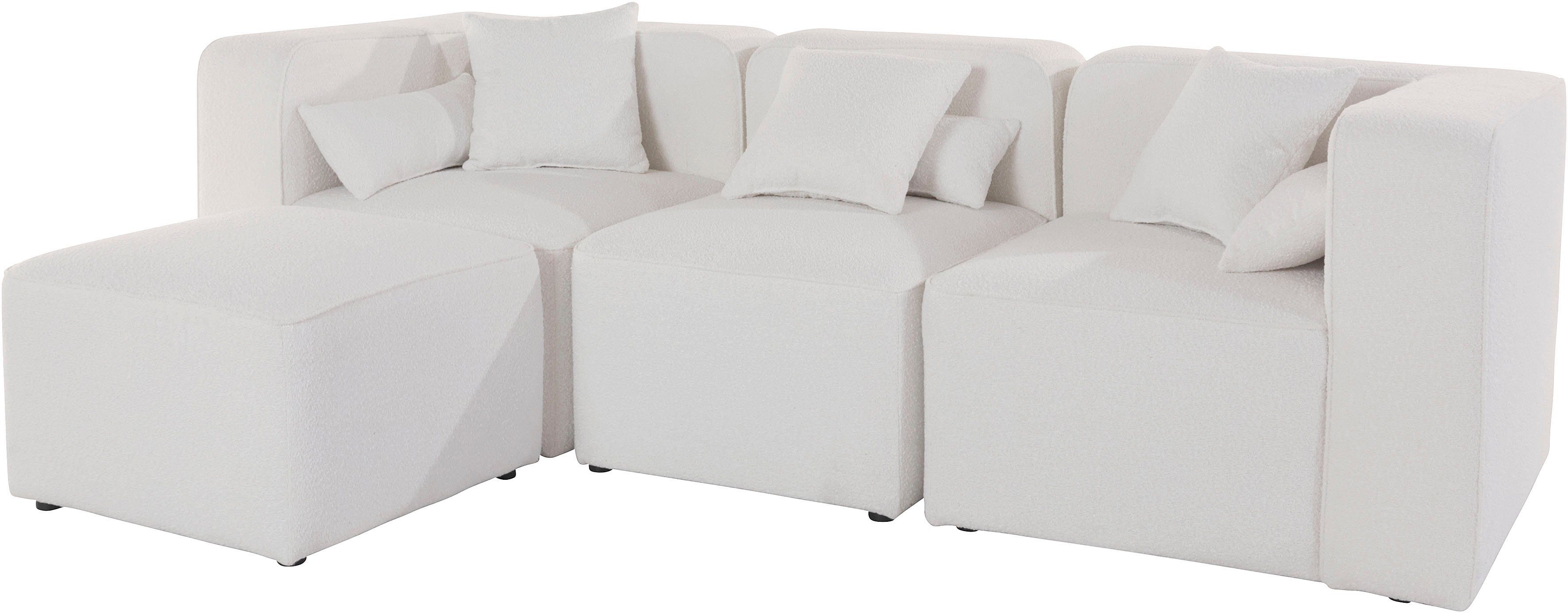 andas 3-zitsbank Sundstrup L-vorm Moduleserie, individuele samenstelling