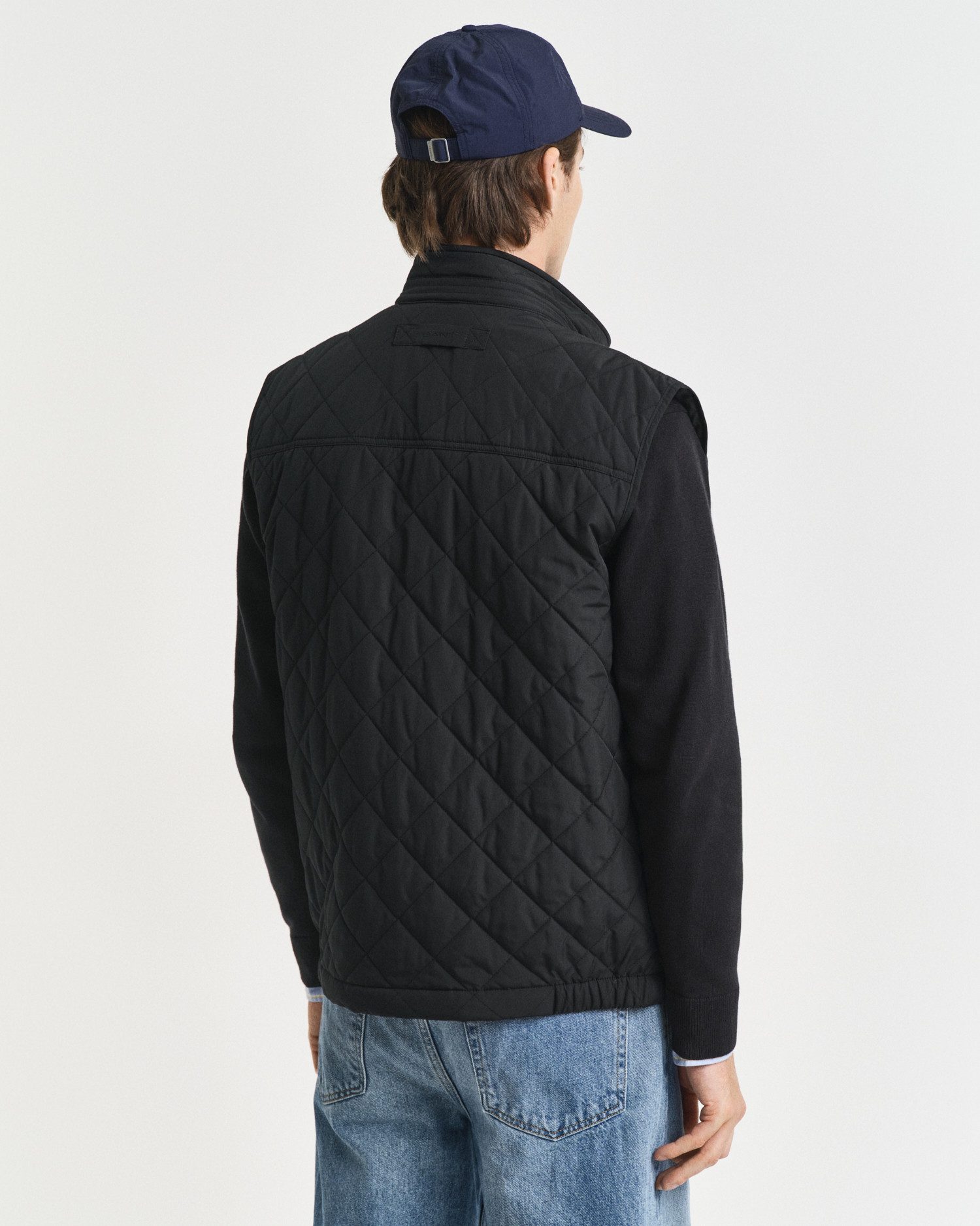 Gant Bodywarmer QUILTED WINDCHEATER VEST met wattering van gerecycled polyester