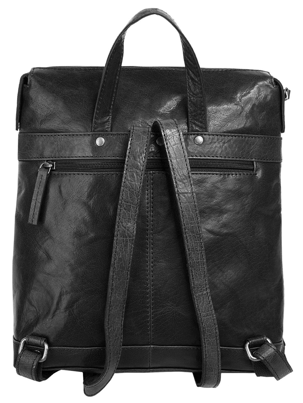 Spikes & Sparrow Laptoprugzak echt leder
