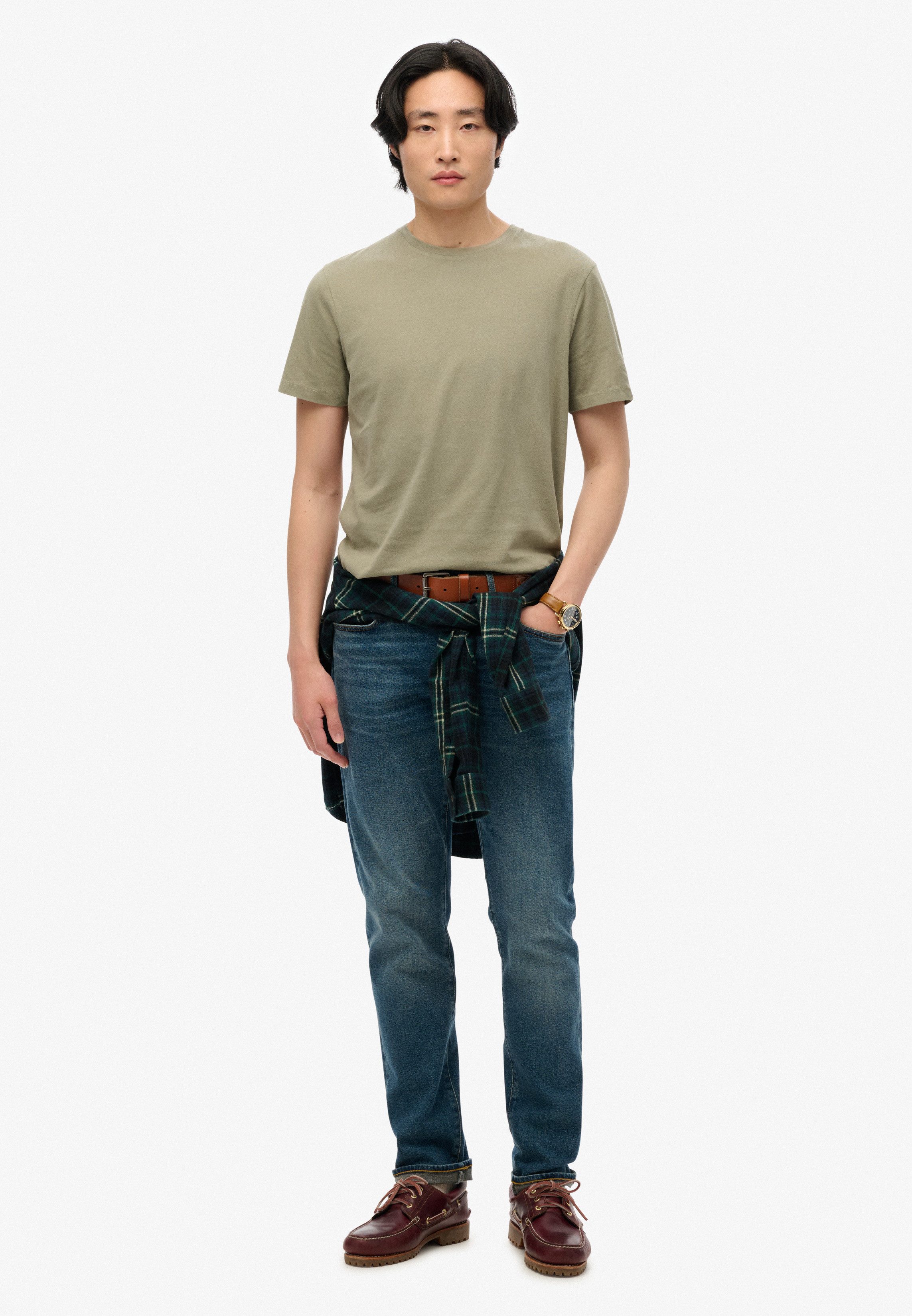 Superdry Shirt met ronde hals CLASSIC ESSENTIAL TEE