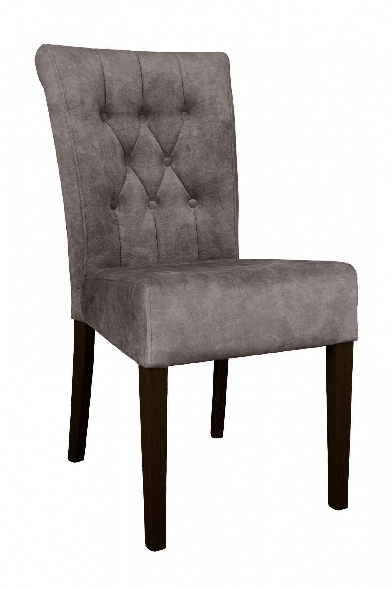 Home affaire Stoel met 4 poten Ravenna Eetkamerstoel met capitonnage (set, 2 stuks)