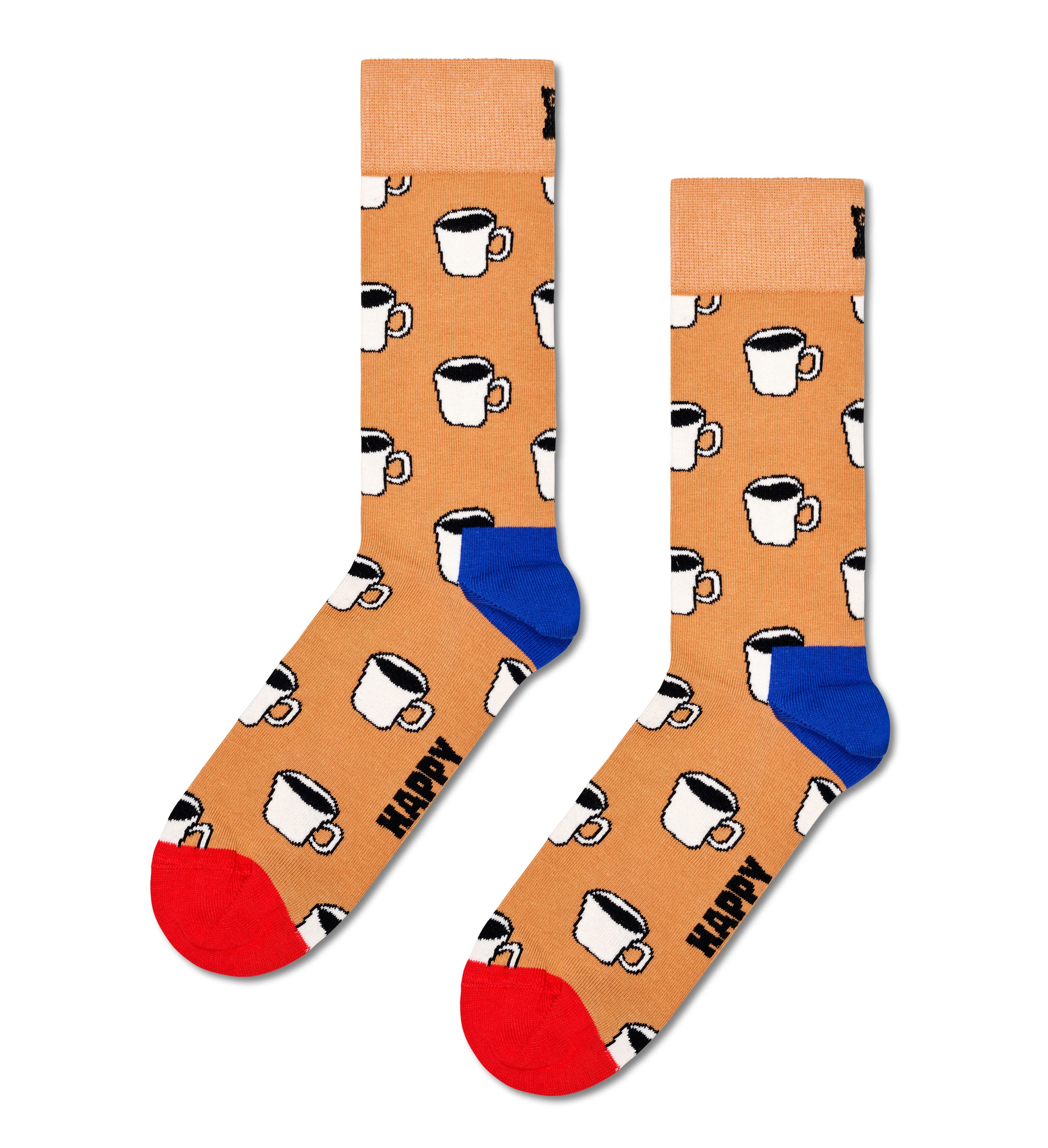 Happy Socks Lange sokken met leuke ontbijt-motieven (Set van 4)