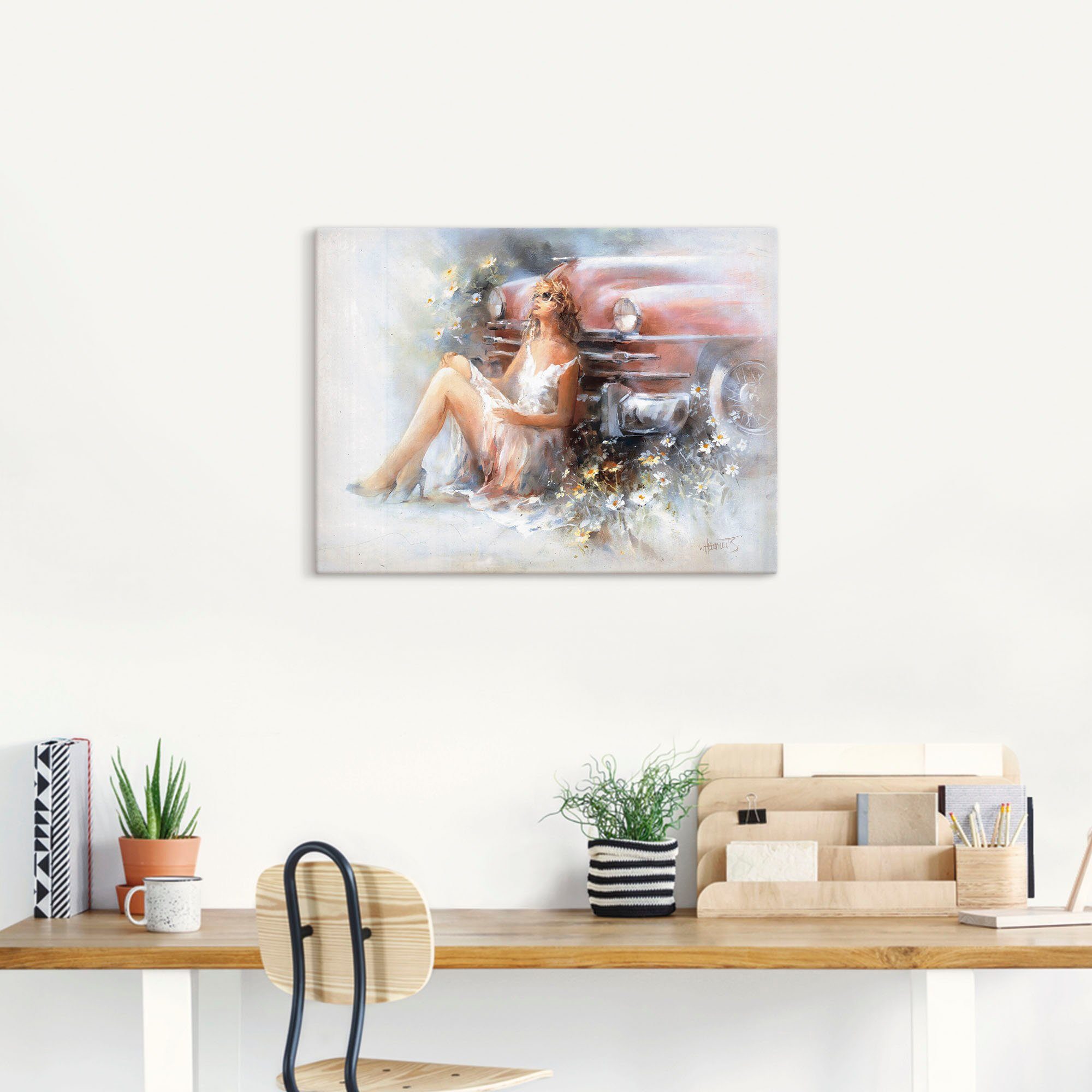 Artland Artprint op linnen Ontspannen gespannen op een spieraam