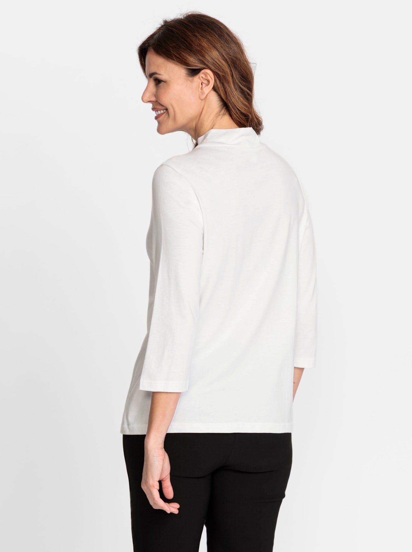 Lady Shirt met 3/4-mouwen Shirt (1-delig)