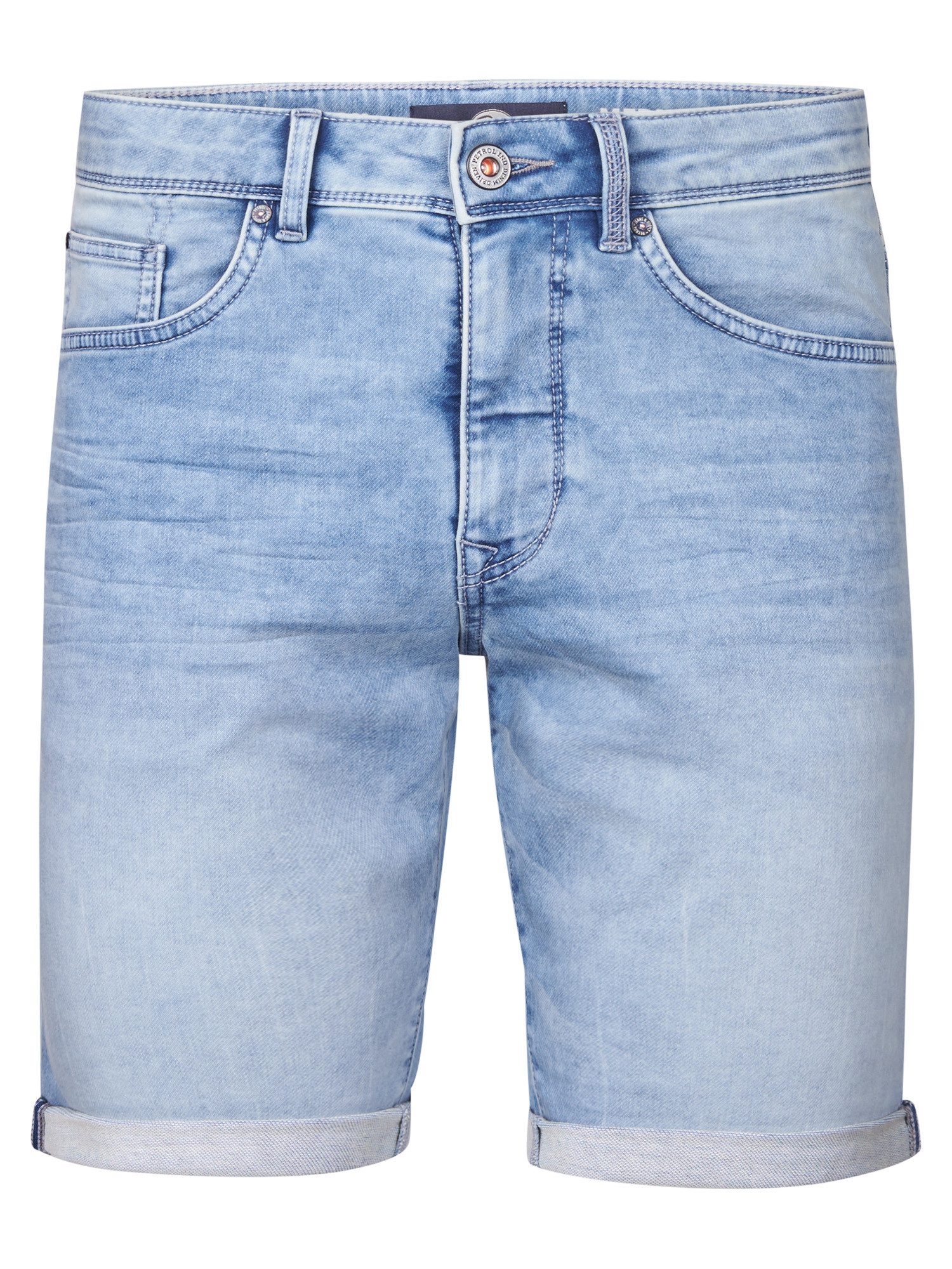Petrol Industries Jeansshort in five-pocketsstijl heren korte spijkerbroek maat XXXL blauw