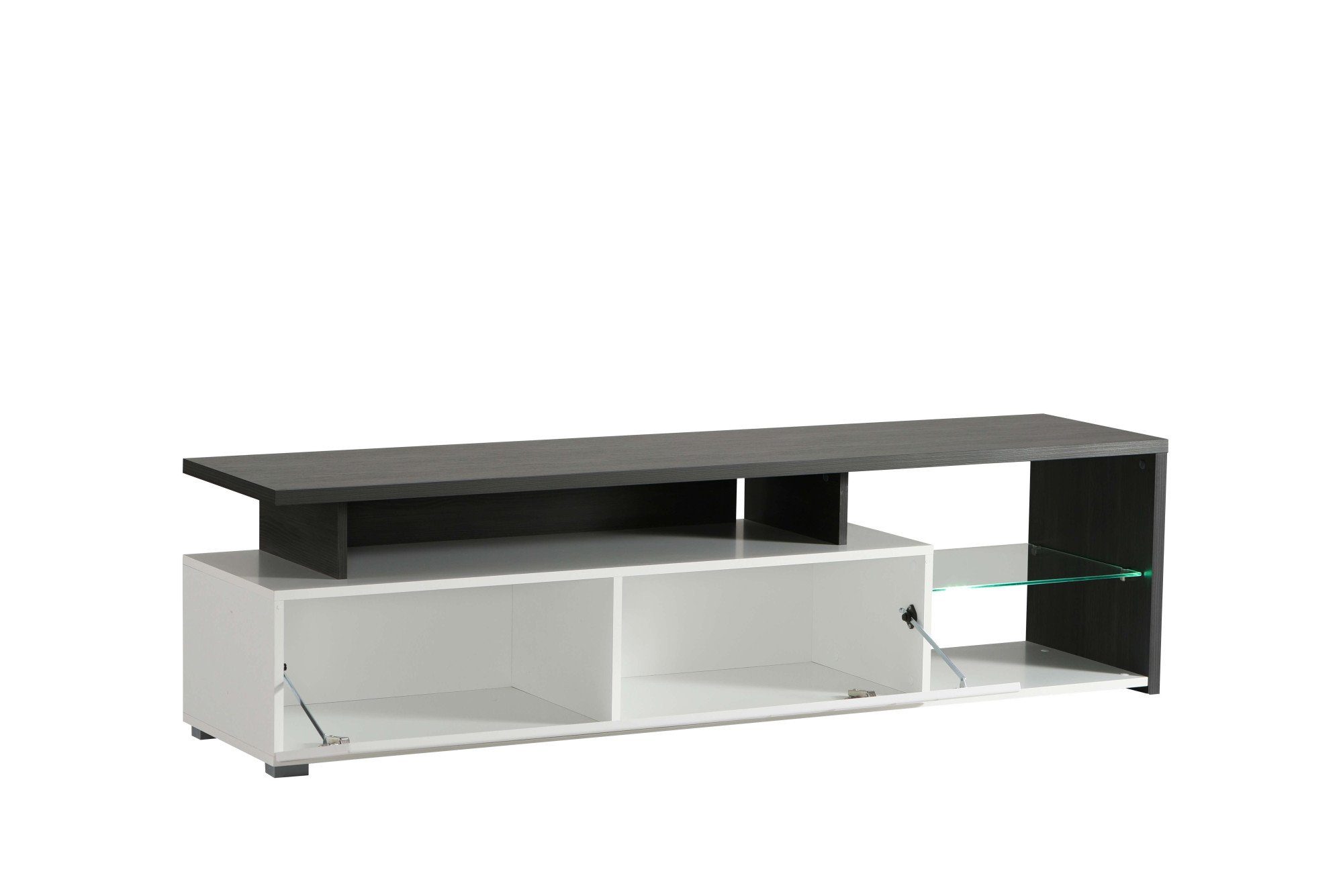 INOSIGN Tv-meubel Arctic TV-Board TV-kast, Br. 170 cm, met en zonder LED-verlichting, front met frezing