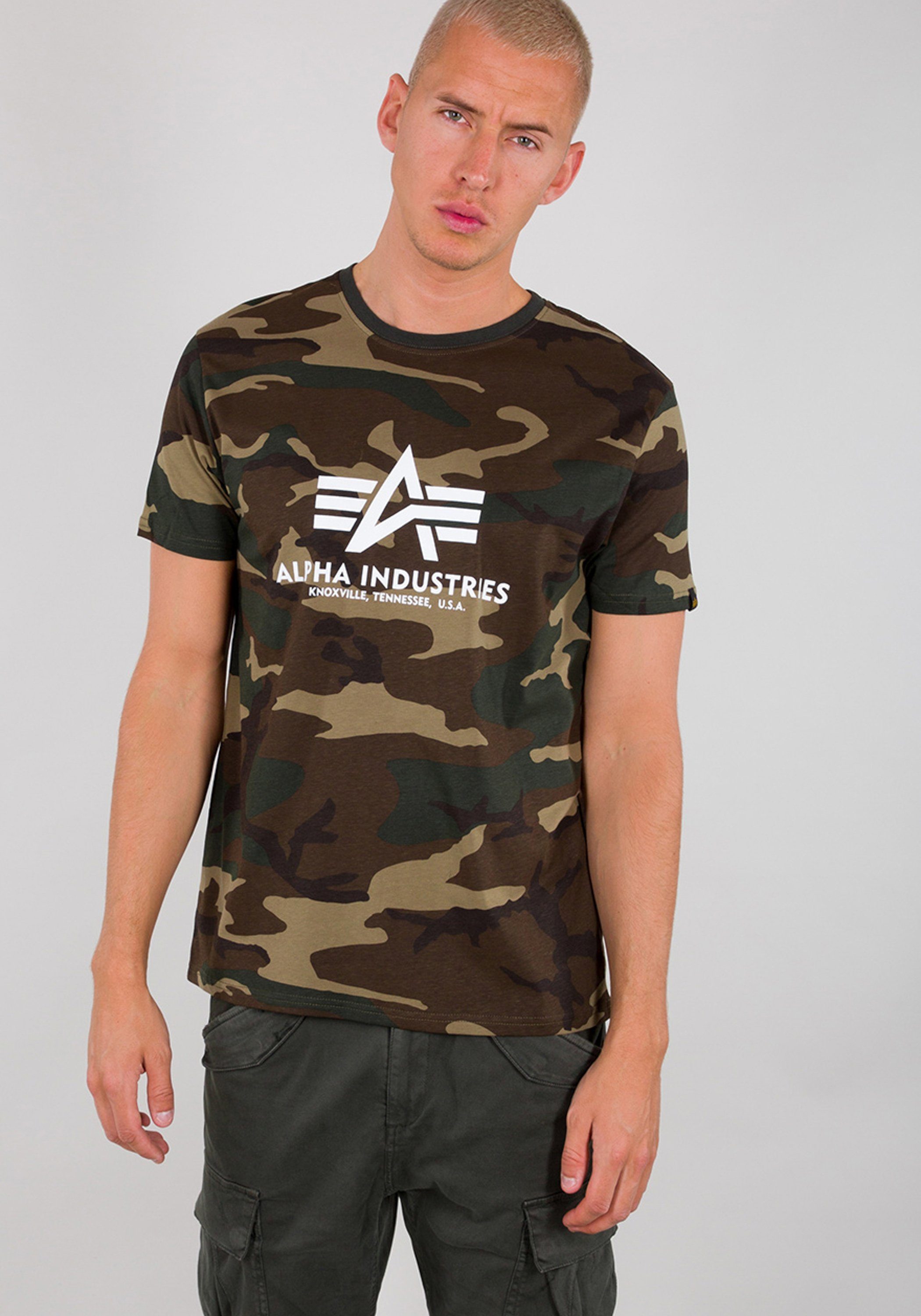 Alpha Industries T-shirt Alpha Industries Men - T-Shirts Basic T-Shirt Camo