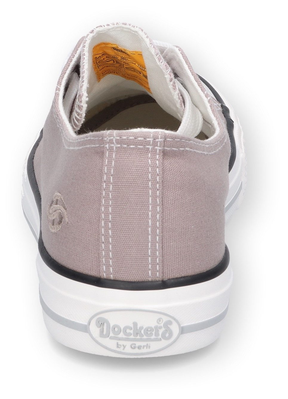 Dockers by Gerli Sneakers met subtiele logo-borduurwerk, vrijetijdsschoen, lage schoen, veterschoen