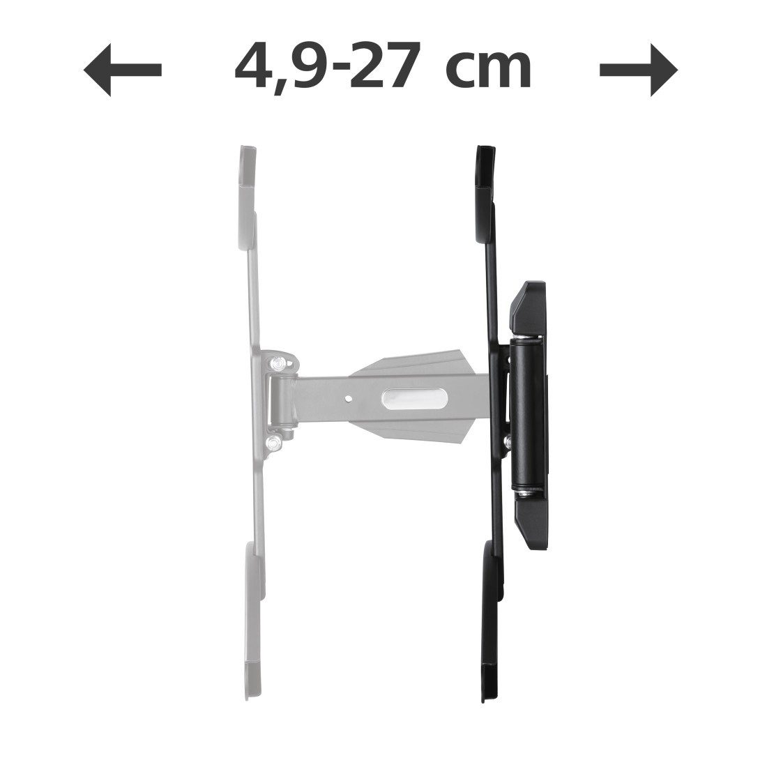Hama Tv-wandhouder Wandbeugel (kantelbaar, draaibaar, uitschuifbaar, 32"- 65", VESA400x400)