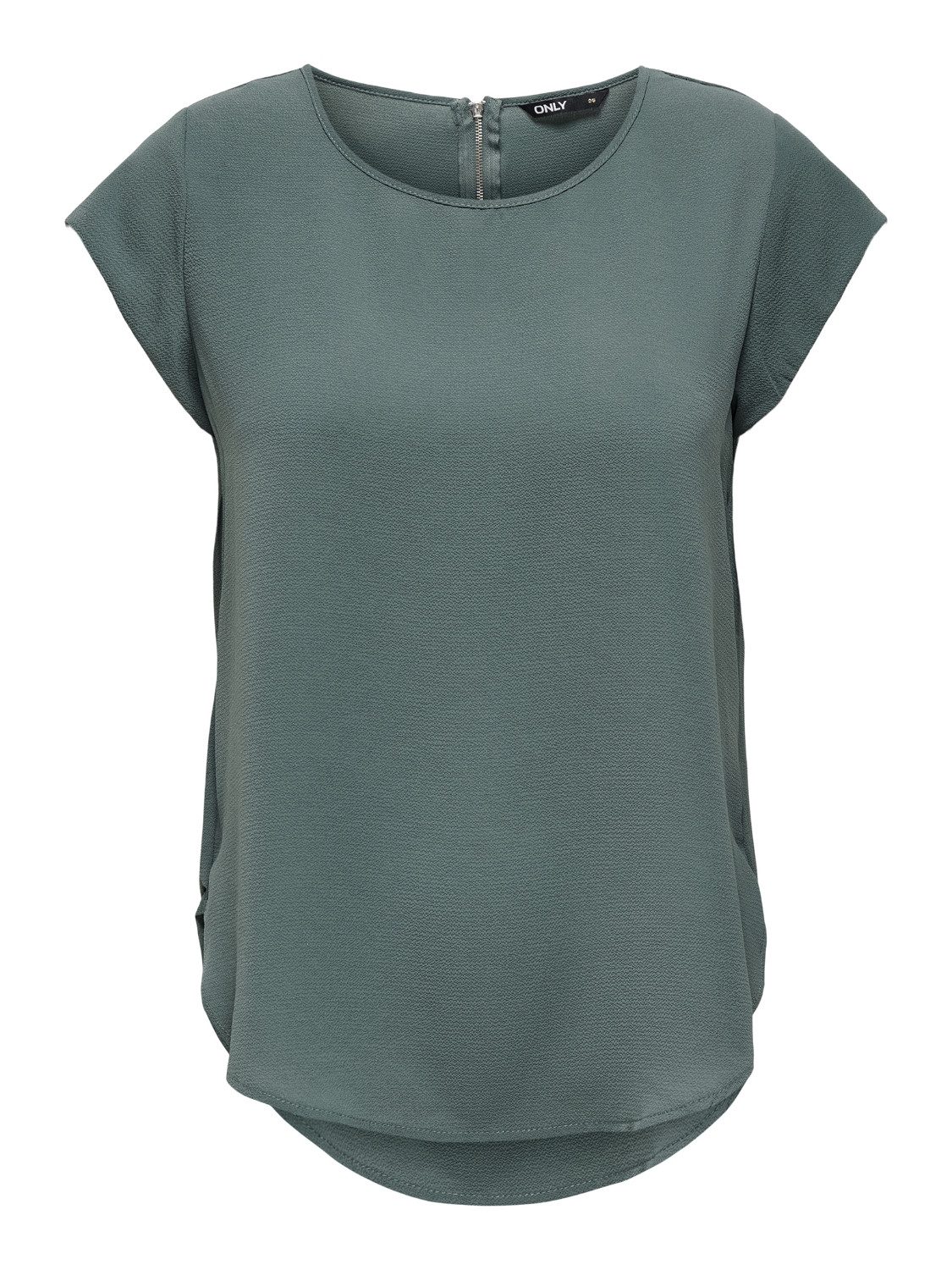Only Blouse met korte mouwen ONLVIC S/S SOLID TOP NOOS PTM
