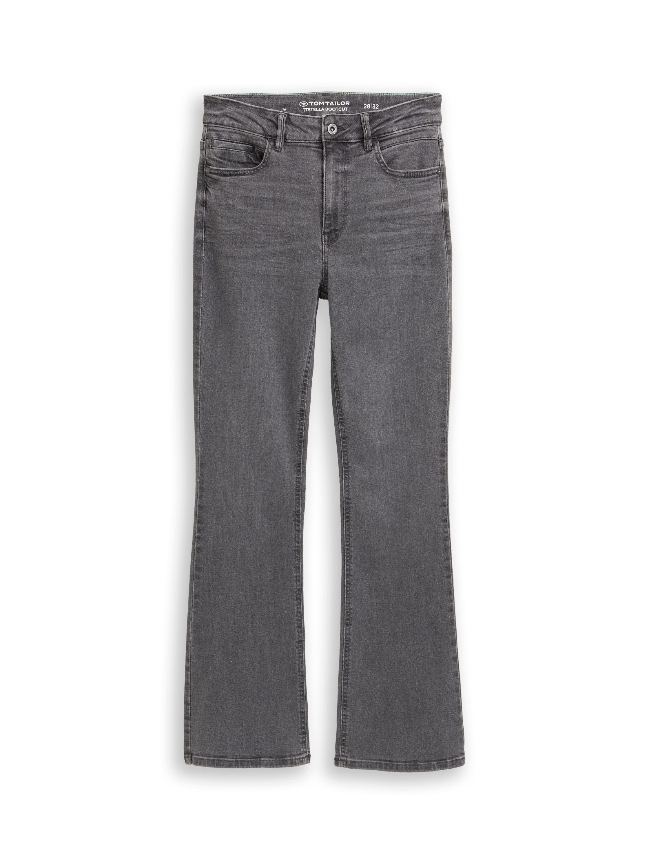 Tom Tailor Wijd uitlopende jeans Stella met uitlopende pijpen en stretch