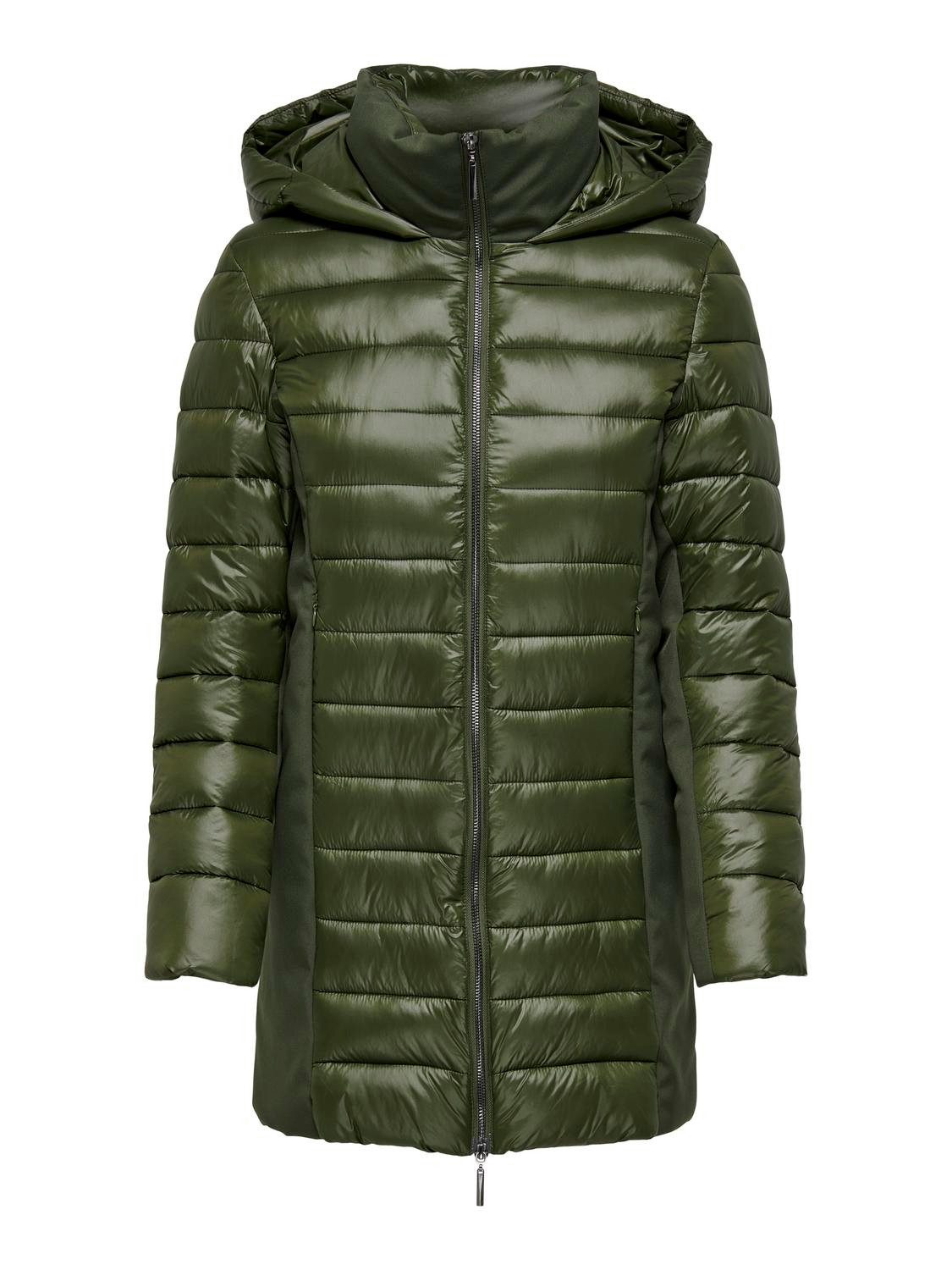 Only Gewatteerde jas ONLNEWSOPHIE MIX PUFFER CC OTW dames donsjassen maat M (38) groen