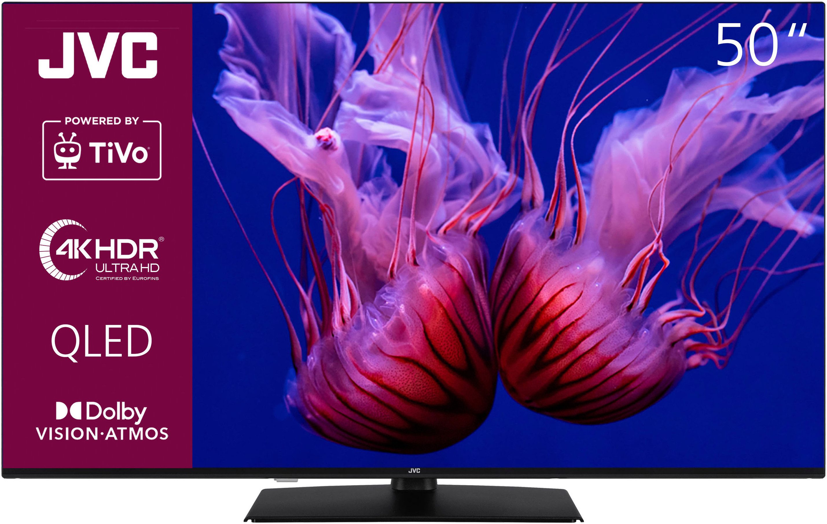 JVC QLED-TV, 126 cm / 50", 4K Ultra HD, Smart TV