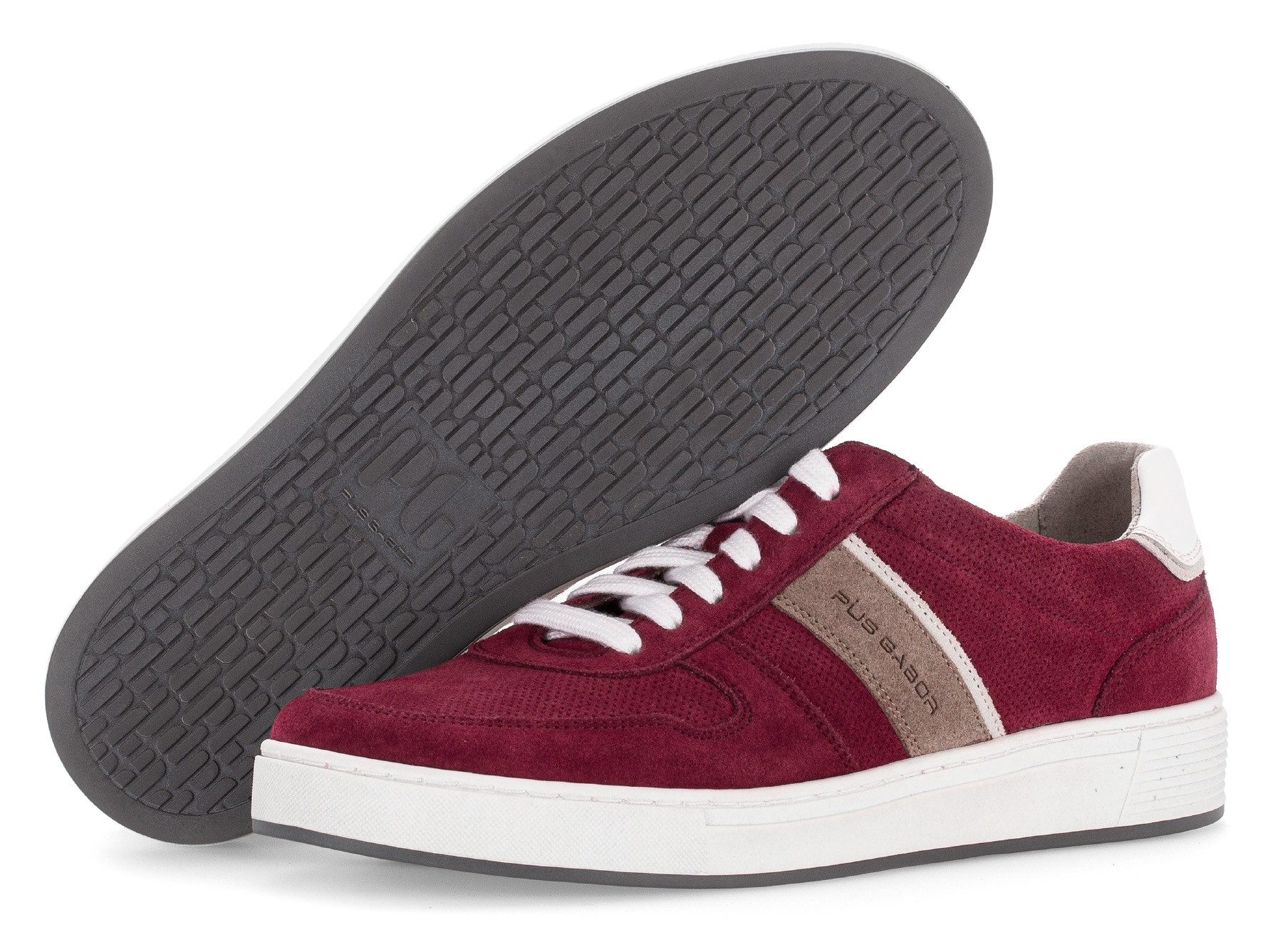 Pius Gabor Sneakers , vrijetijdsschoen, lage schoen, veterschoen met contrastafwerking, breedte g