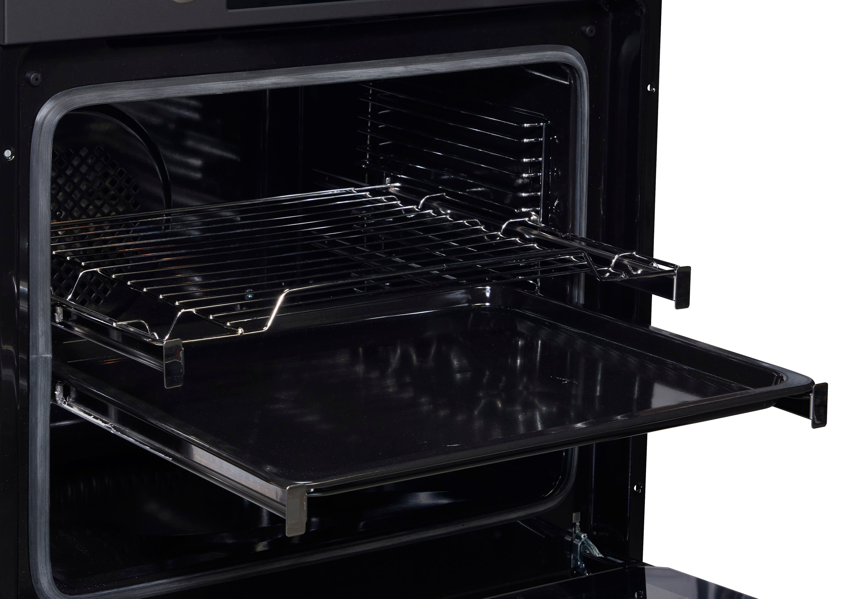 Amica Inbouw ovenset BOXI 955 000 E 2-voudig telescopisch uittrekbaar, hetelucht, xxl-volume