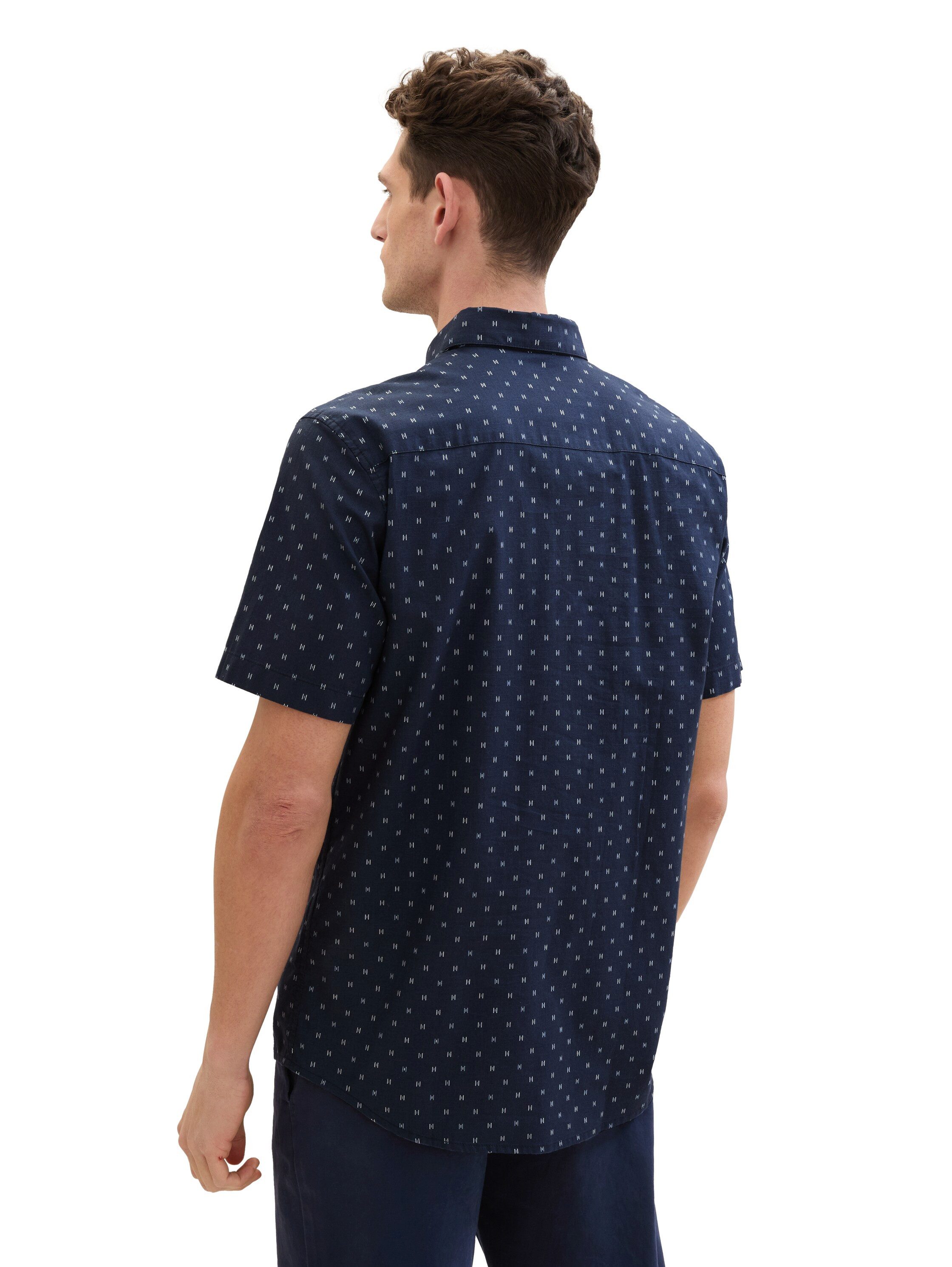 Tom Tailor Overhemd met korte mouwen met print all-over