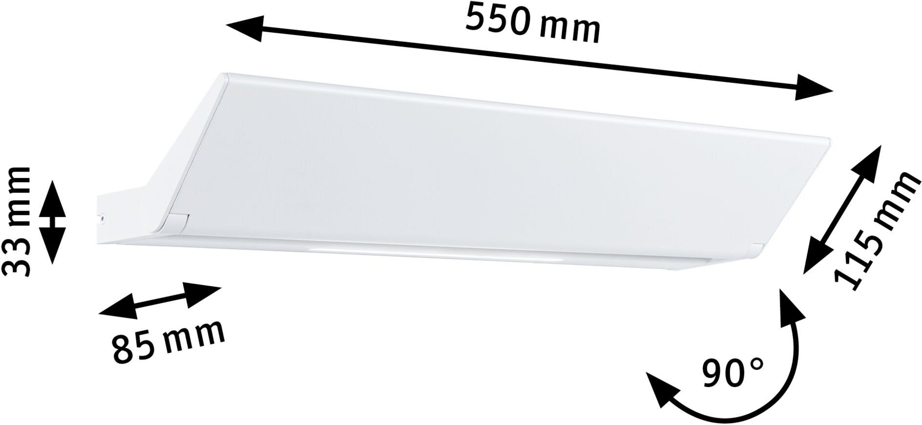 Paulmann Wandlamp Ranva (1 stuk)