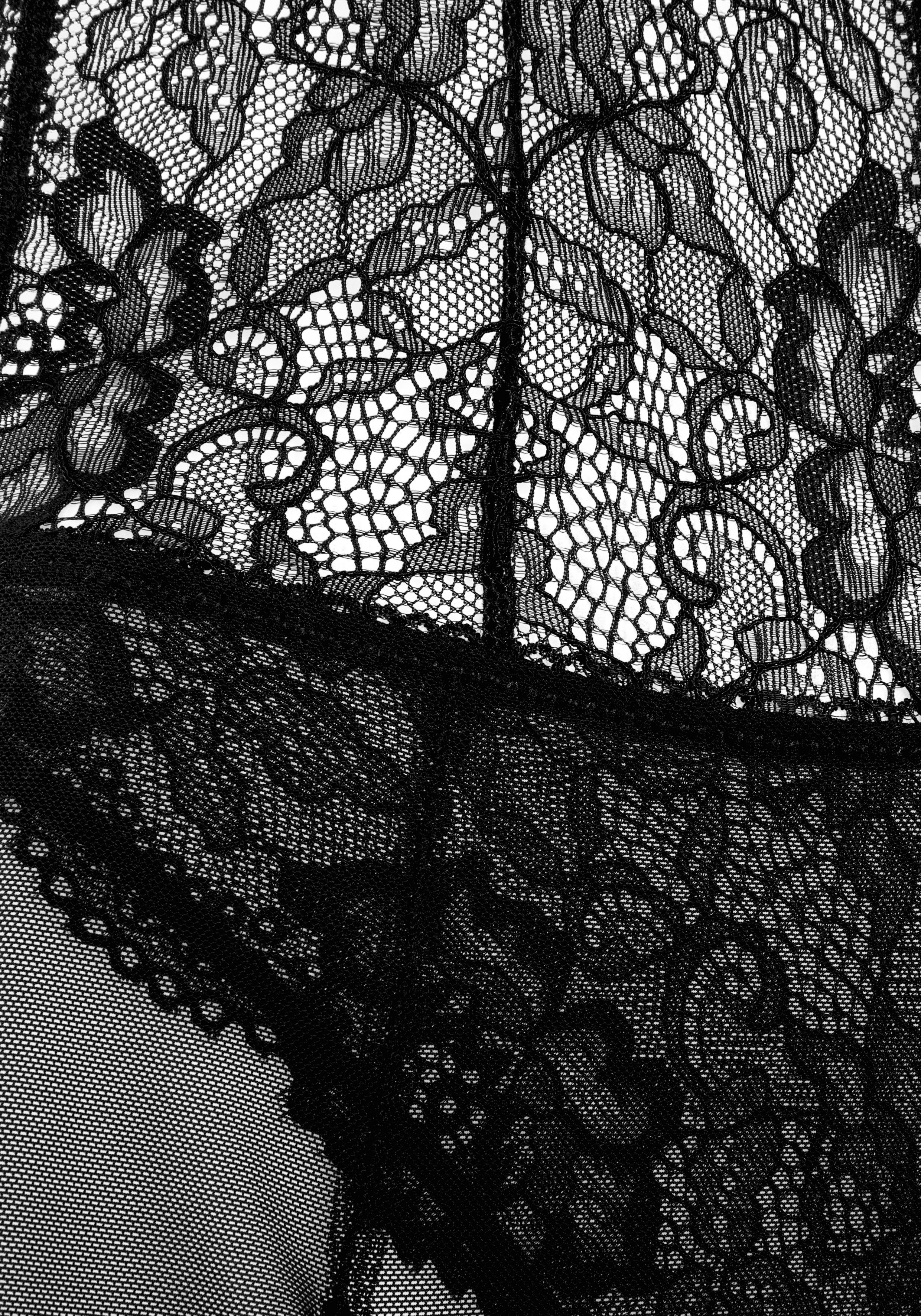 Jette Joop Negligé in transparante look met geïntegreerde slip, sexy lingerie, verleidelijke onderkleding