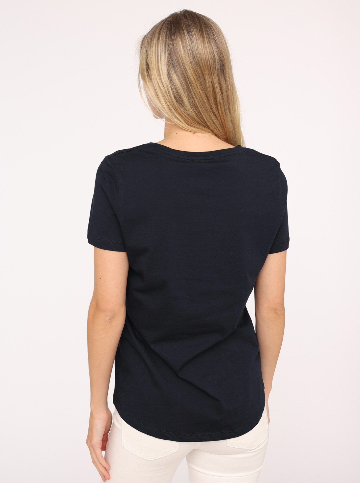 Zwillingsherz T-shirt Thuis van het Hart Met maritieme borduursel