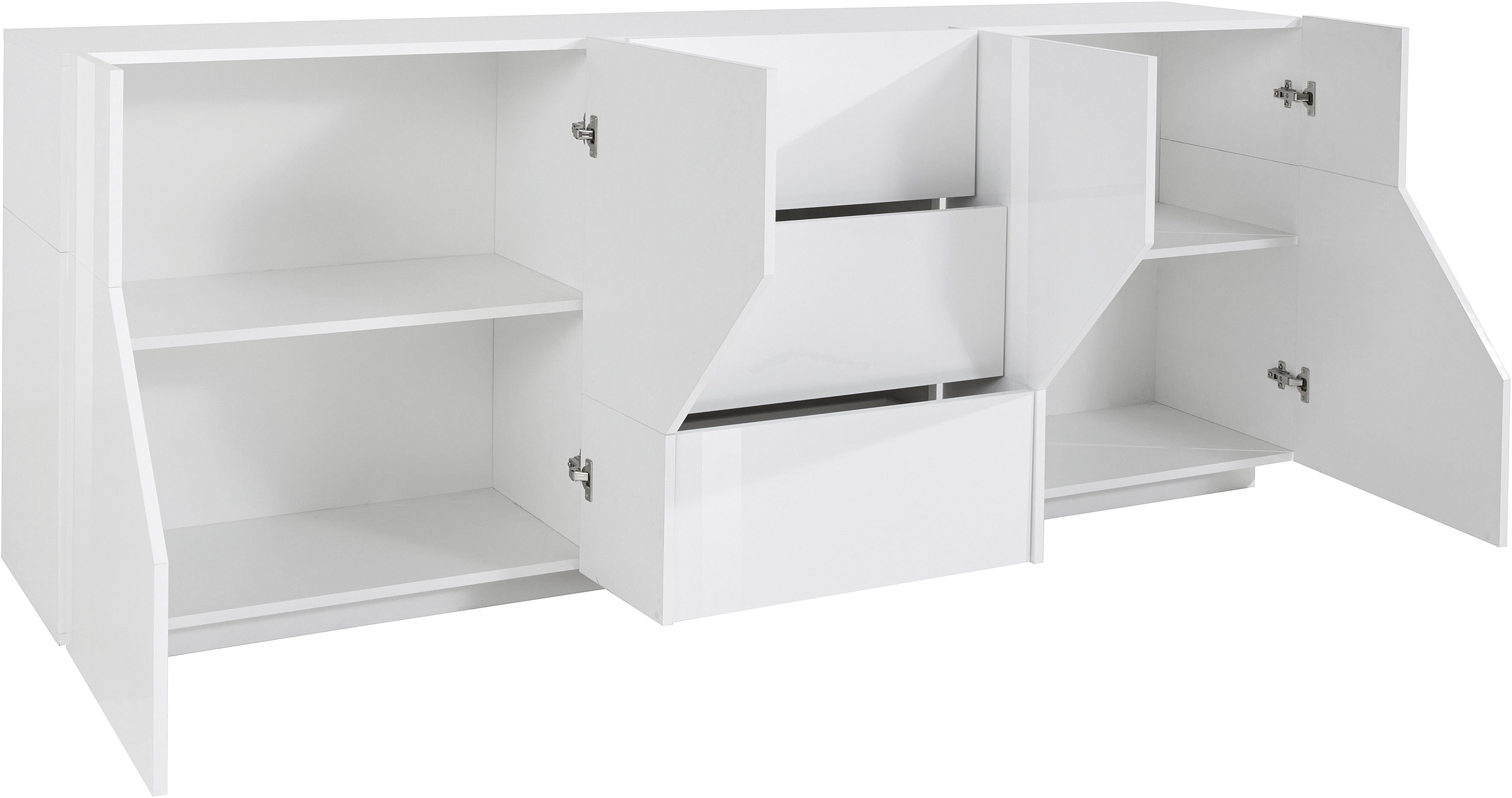 INOSIGN Dressoir ALIEN commode, kast, dressoir met 4 deuren en 3 lades