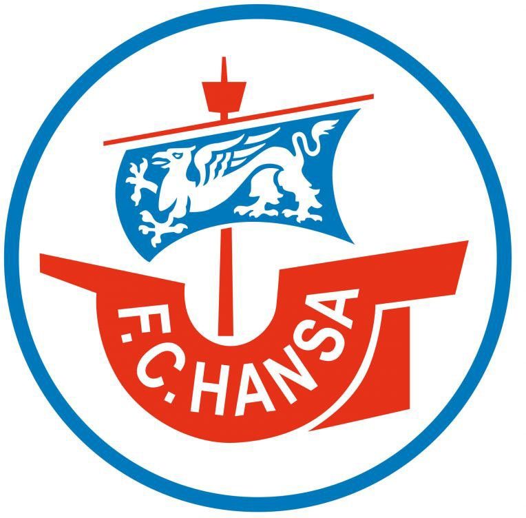 Wall-Art wandfolie Voetbal Hansa Rostock logo (1 stuk ...