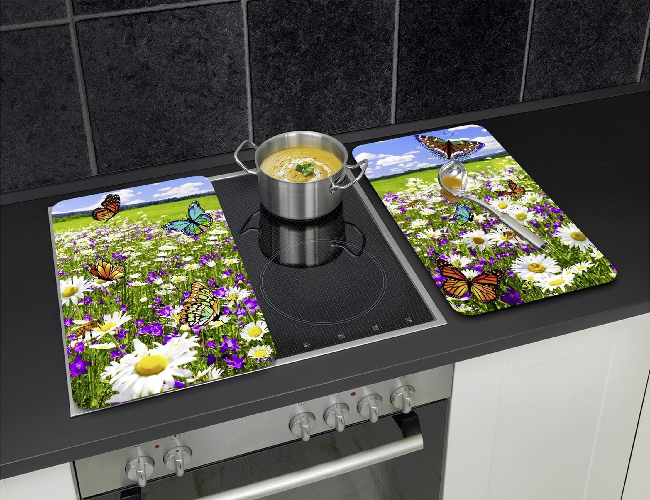 Maximex Kookplaatdeksel Universeel Model Zomerweide (set, 2-delig)