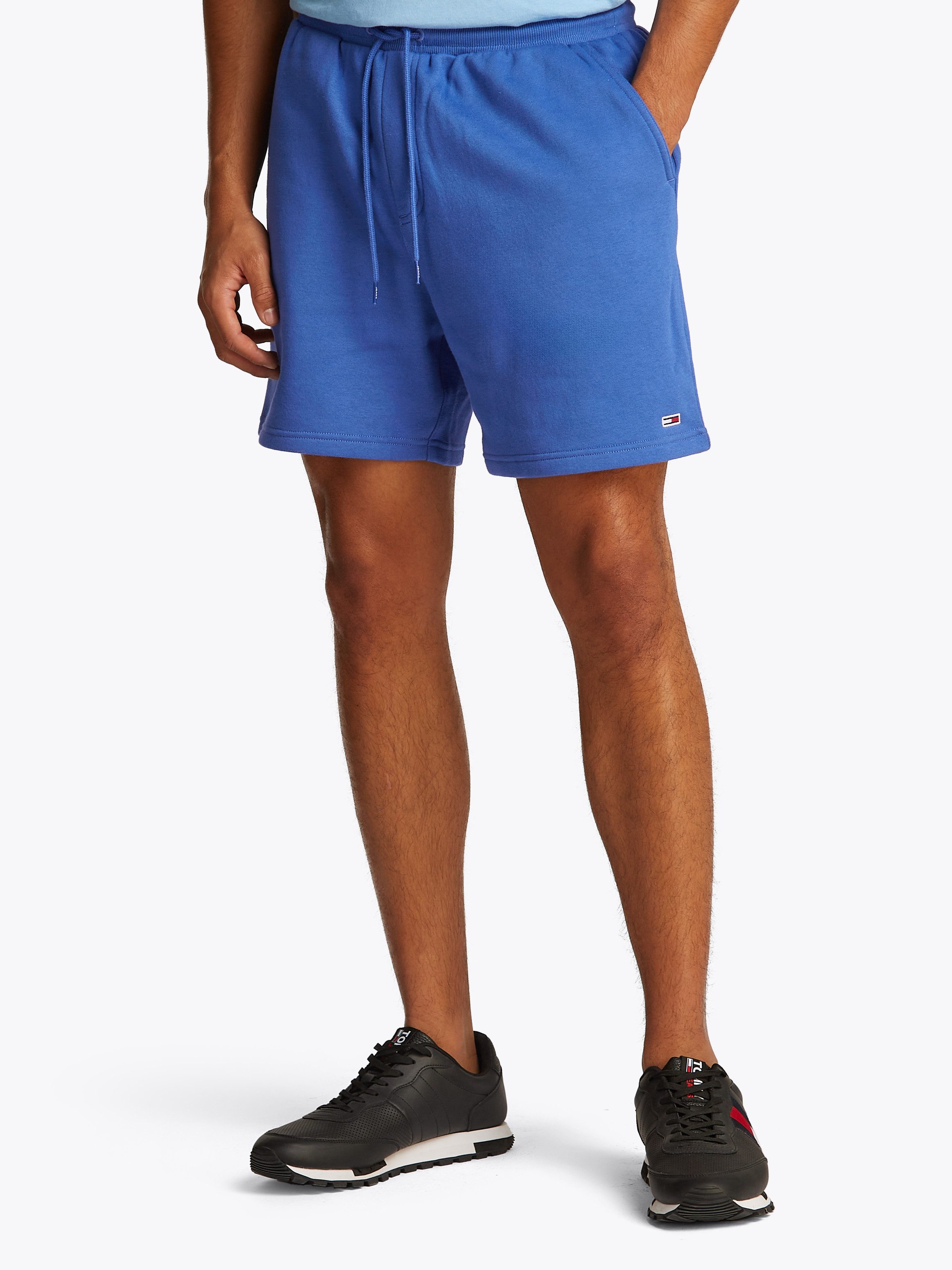 TOMMY JEANS Sweatshort TJM S FLAG BEACH SHORT EXT heren sportshorts maat L blauw