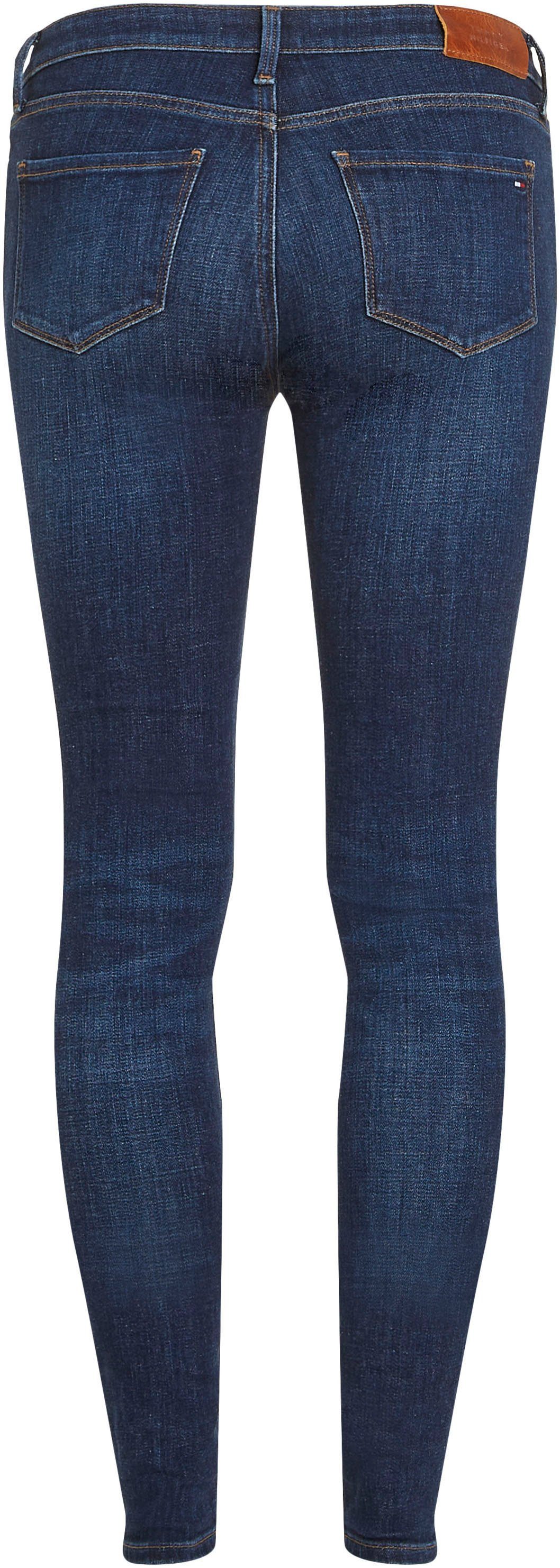 Tommy Hilfiger Skinny fit jeans TH FLEX COMO SKINNY RW GYA met tommy hilfiger logo-badge (TH FLEX COMO SKINNY RW)